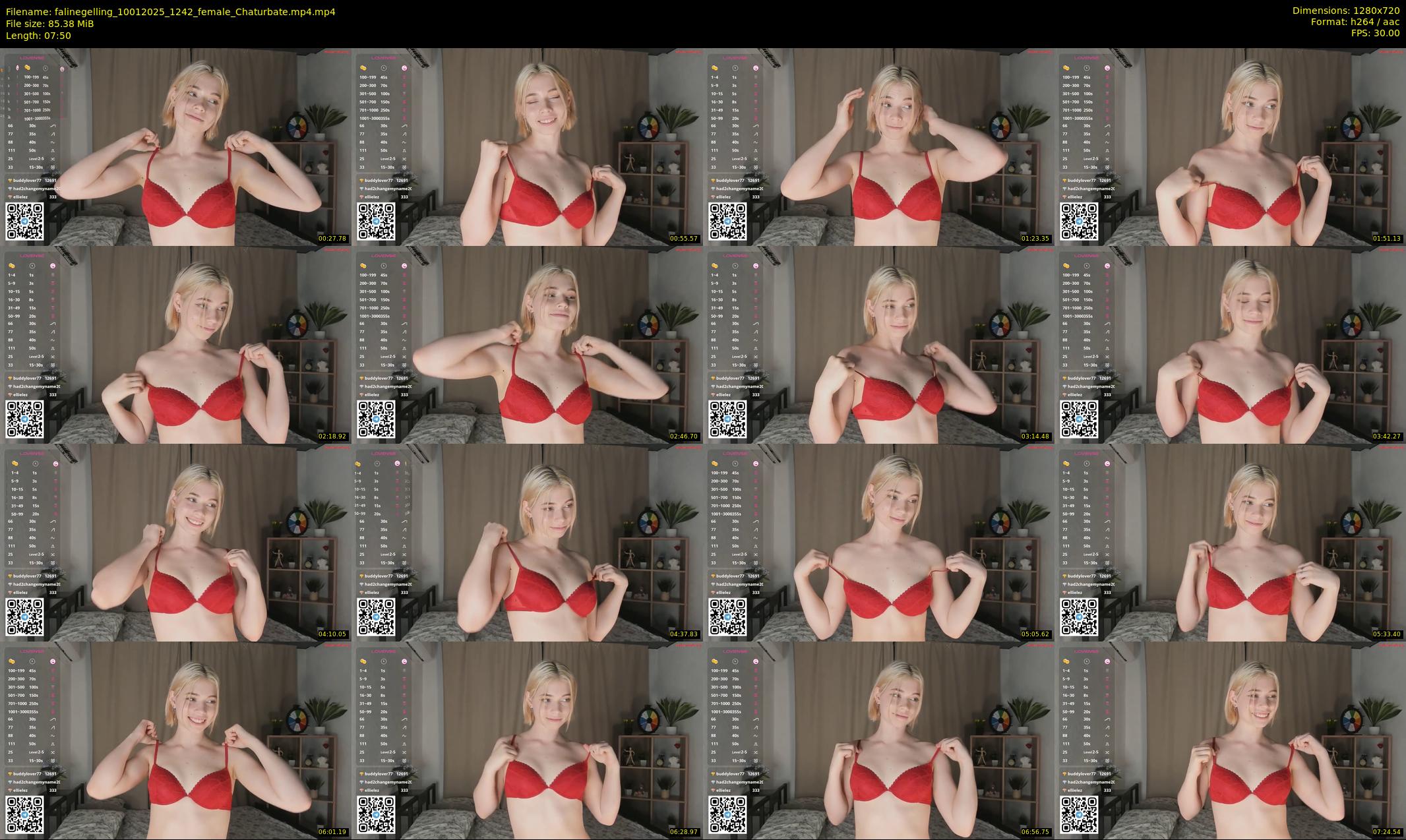 falinegelling — 8 minute Chaturbate female cam show recording, 720p, Jan 10, 2025