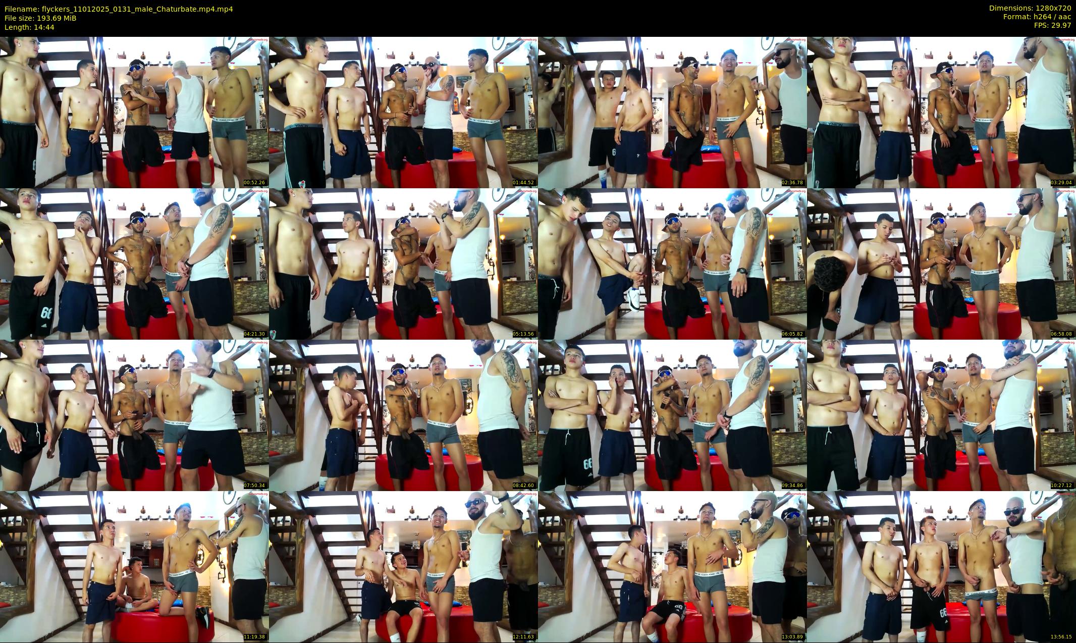 flyckers — 15 minute Chaturbate male cam show recording, 720p, Jan 11, 2025