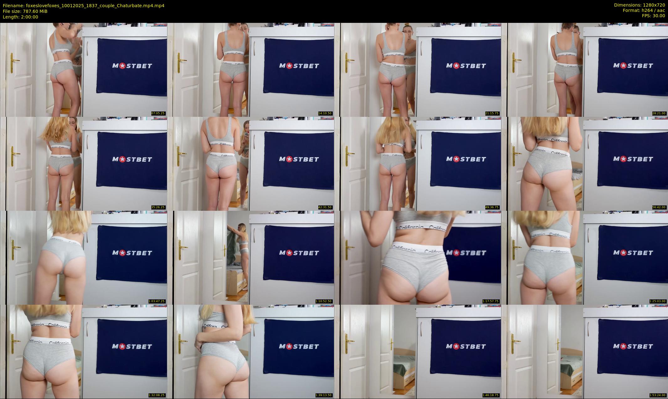 foxeslovefoxes — 120 minute Chaturbate couple cam show recording, 720p, Jan 10, 2025