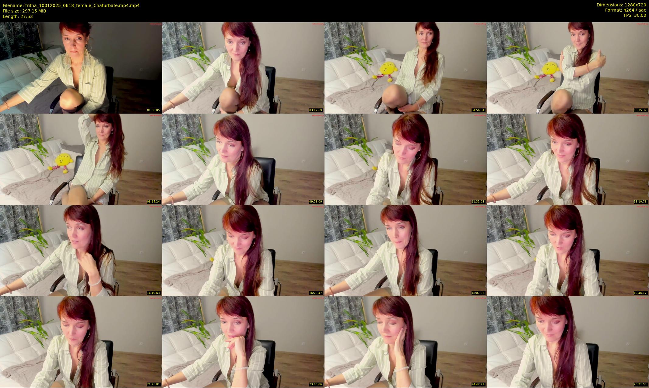 fritha — 28 minute Chaturbate female cam show recording, 720p, Jan 10, 2025