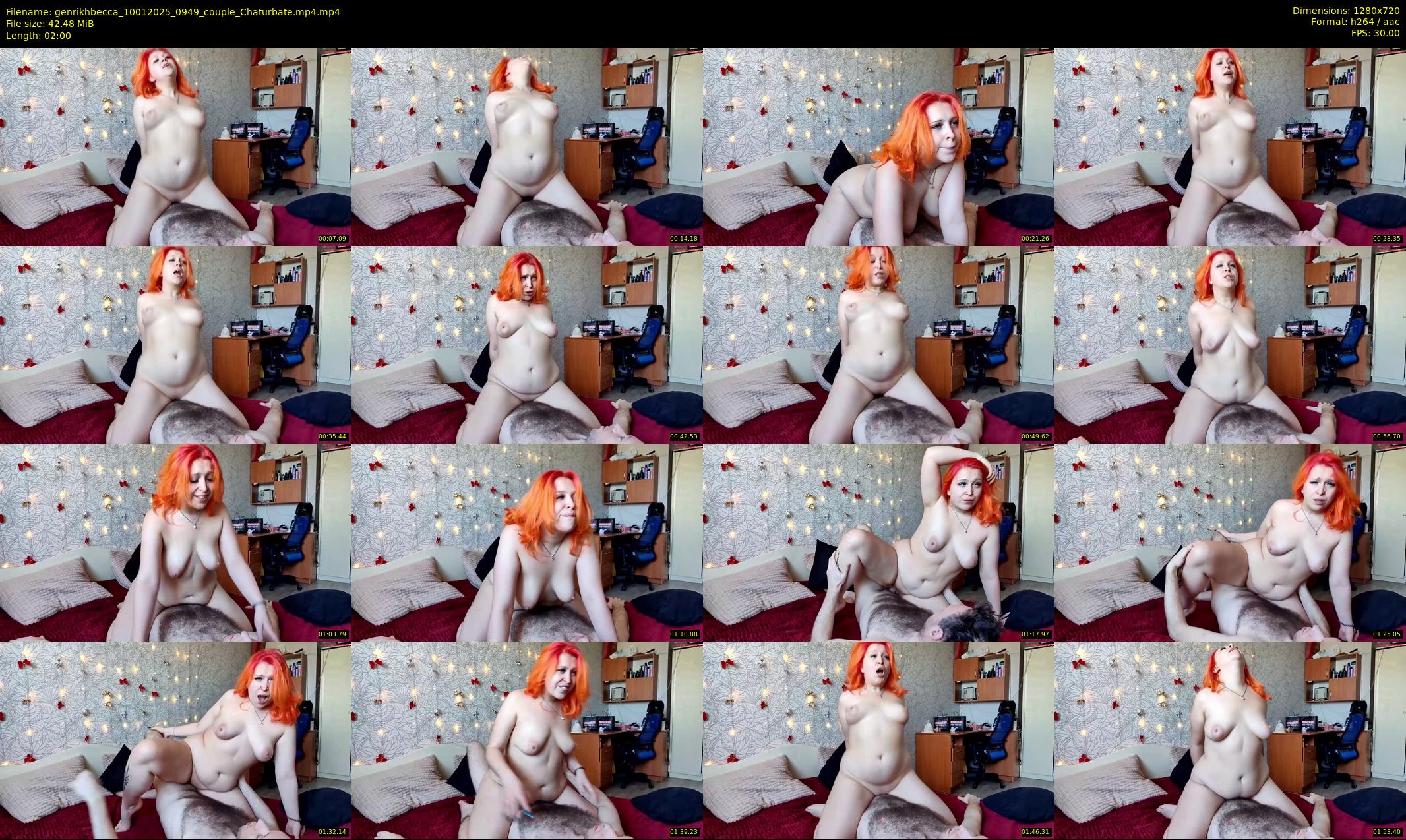 genrikhbecca — 2 minute Chaturbate couple cam show recording, 720p, Jan 10, 2025