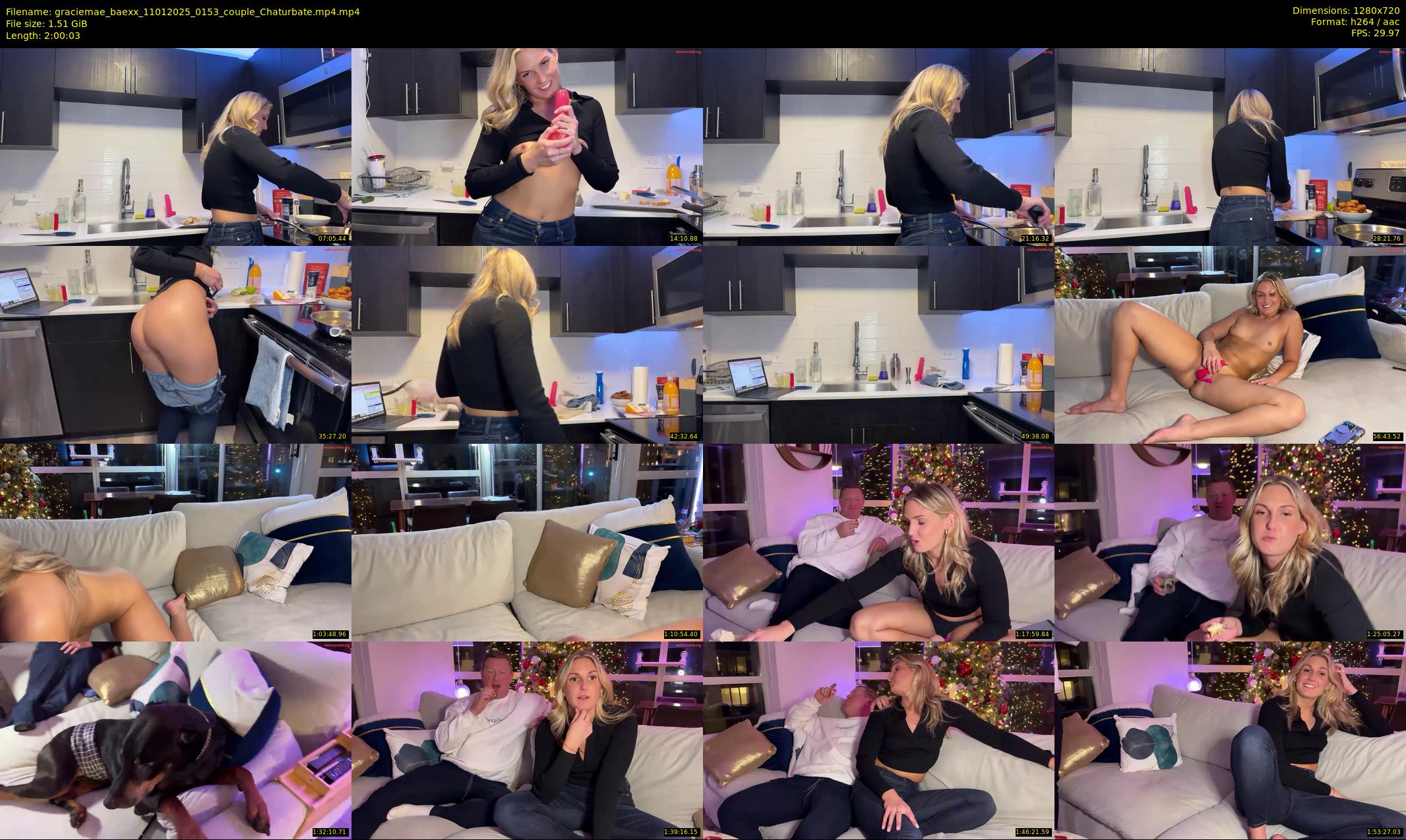 graciemae_baexx — 121 minute Chaturbate female cam show recording, 720p, Jan 11, 2025