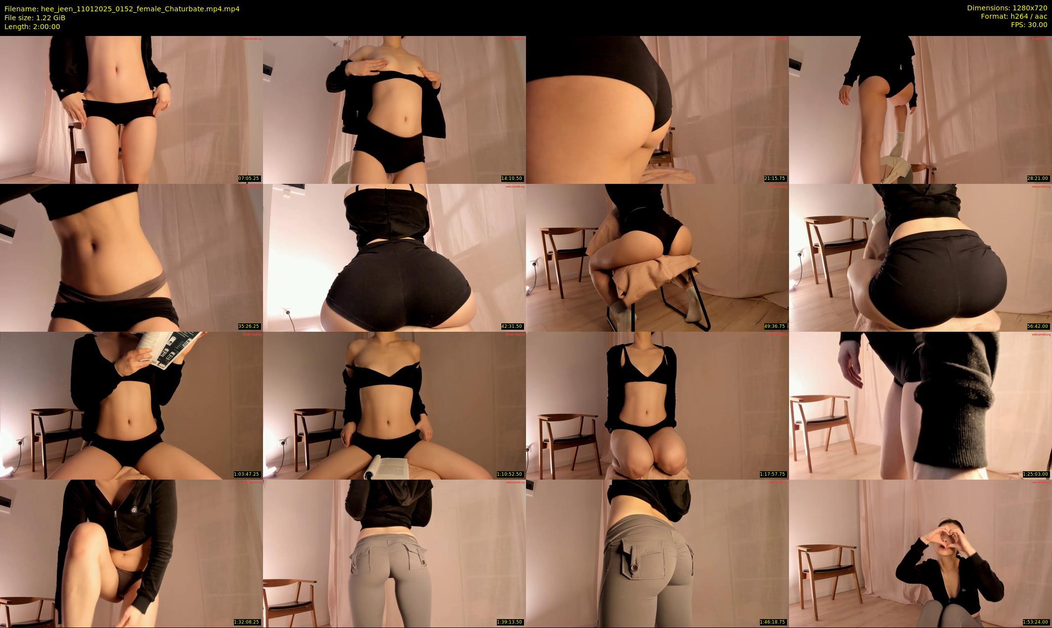 hee_jeen — 120 minute Chaturbate female cam show recording, 720p, Jan 11, 2025