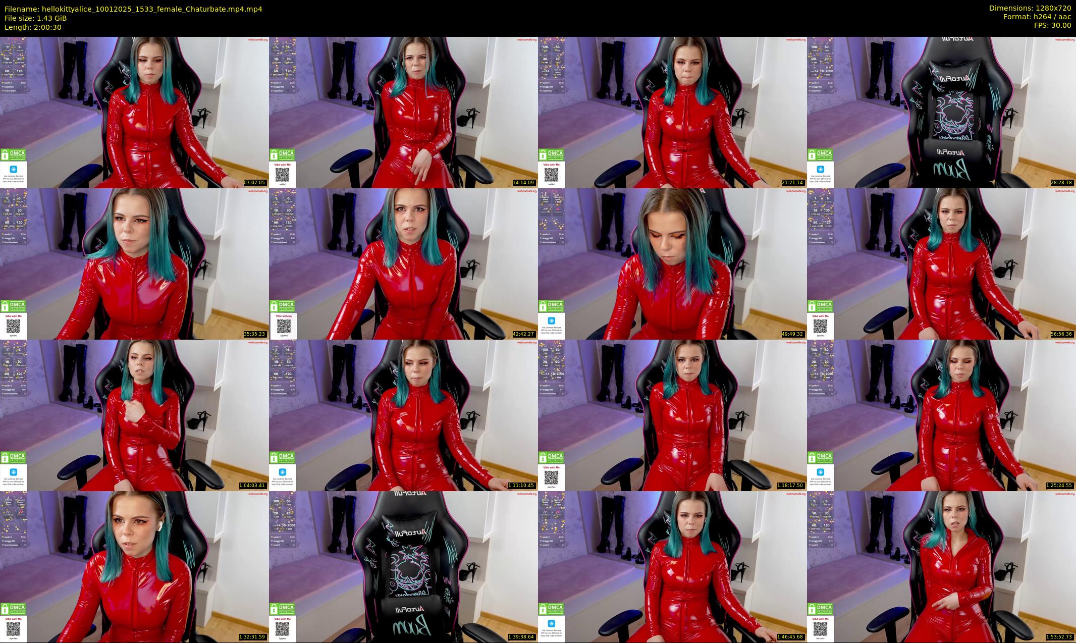 hellokittyalice — 121 minute Chaturbate female cam show recording, 720p, Jan 10, 2025