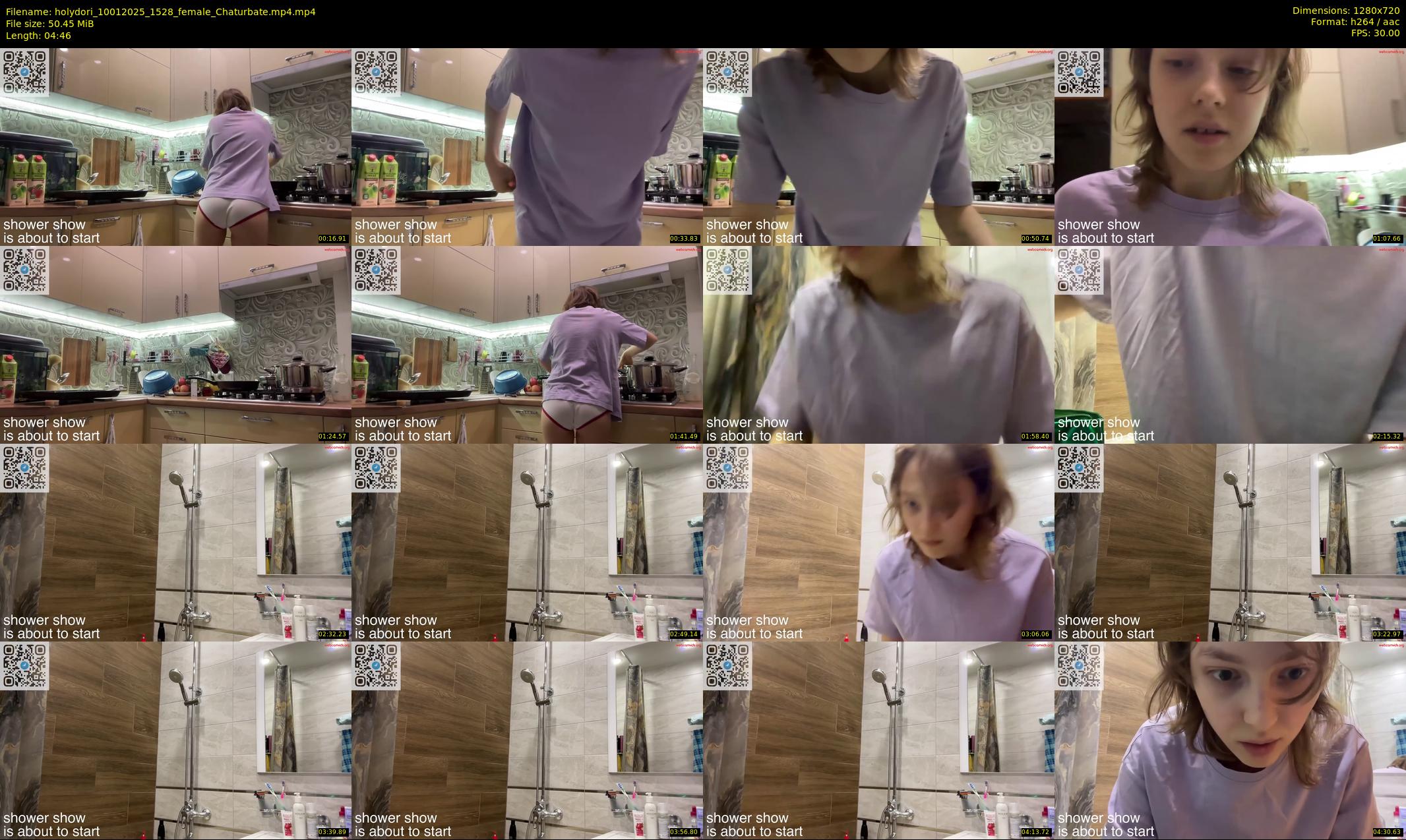 holydori — 5 minute Chaturbate female cam show recording, 720p, Jan 10, 2025