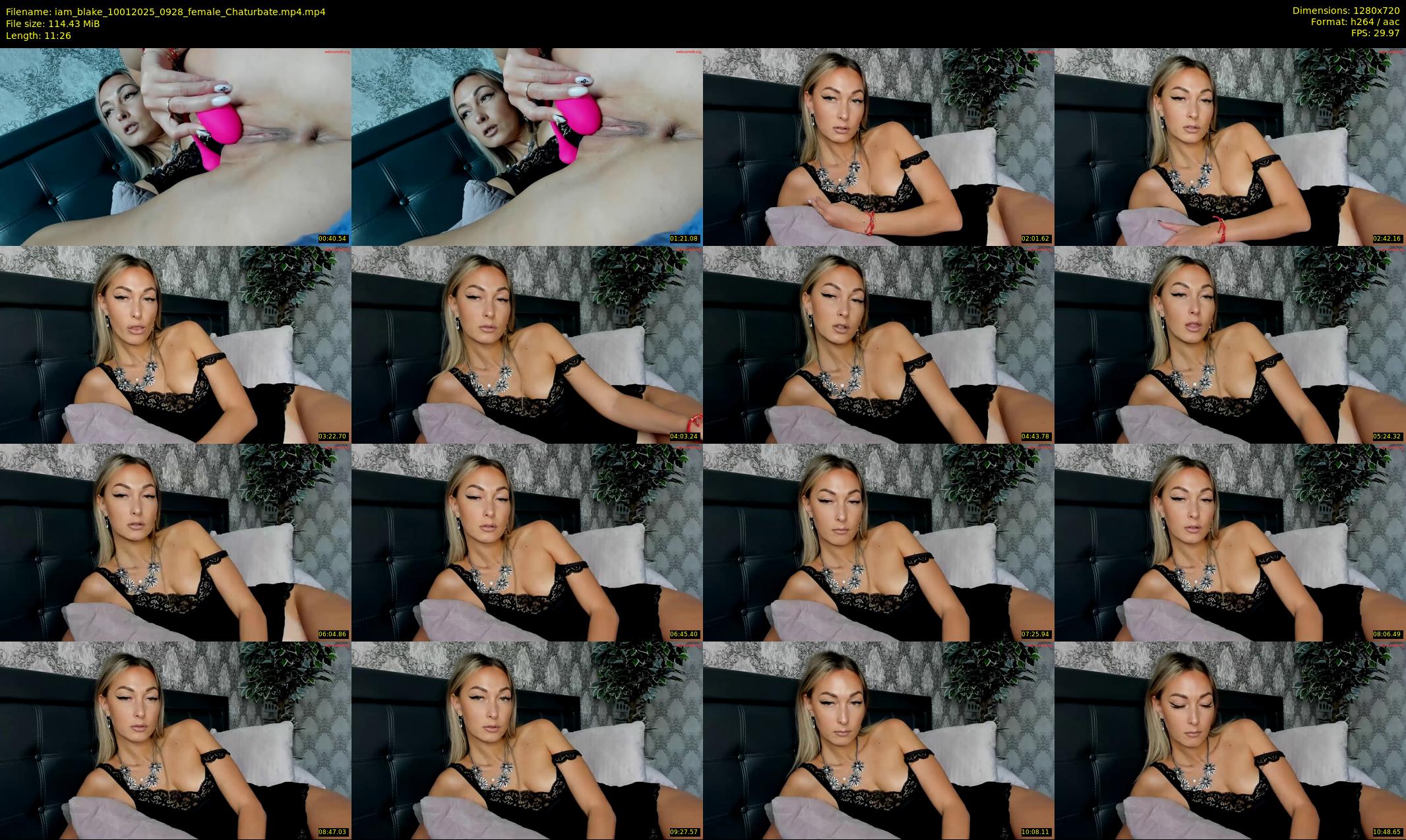 iam_blake — 12 minute Chaturbate female cam show recording, 720p, Jan 10, 2025