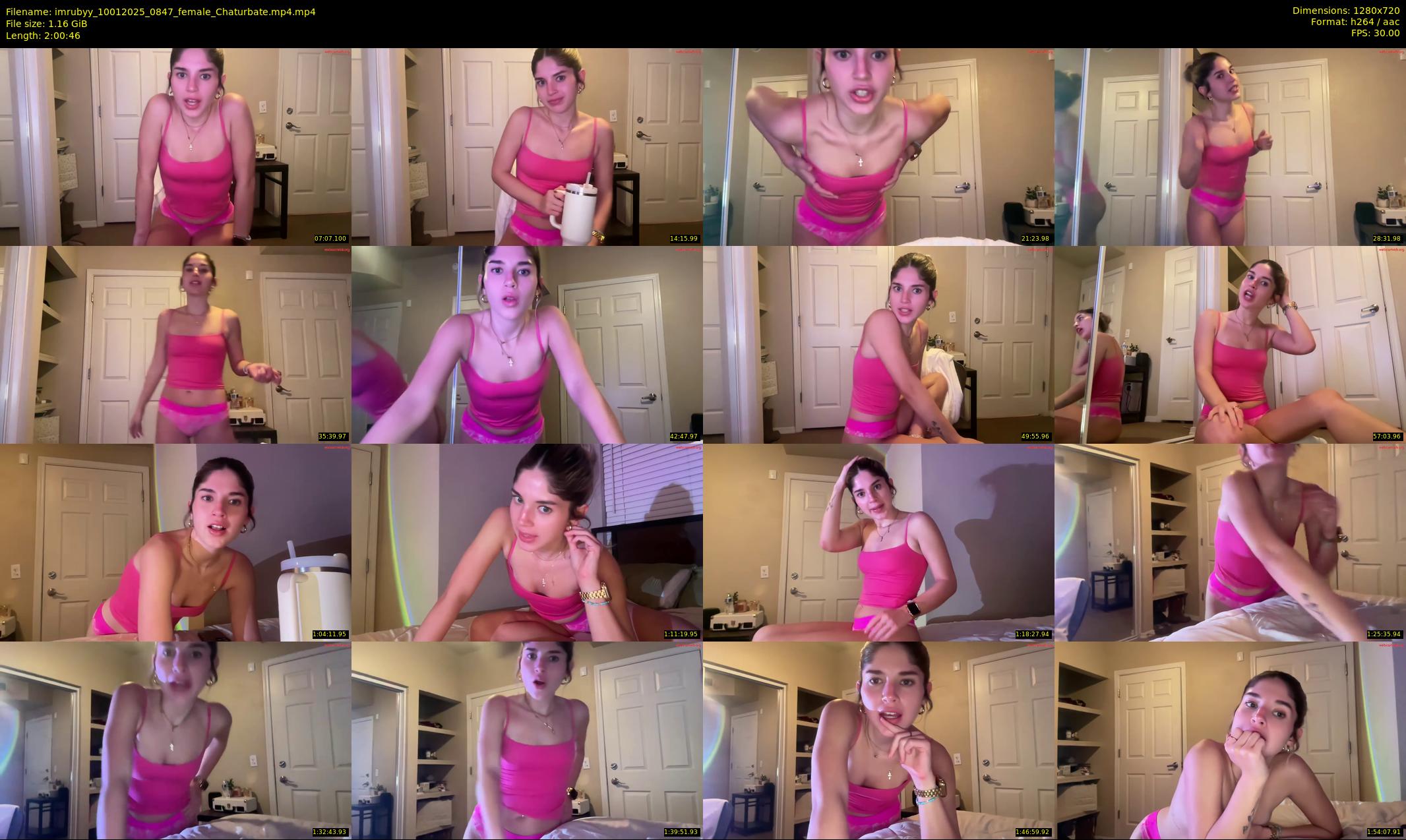 imrubyy — 121 minute Chaturbate female cam show recording, 720p, Jan 10, 2025