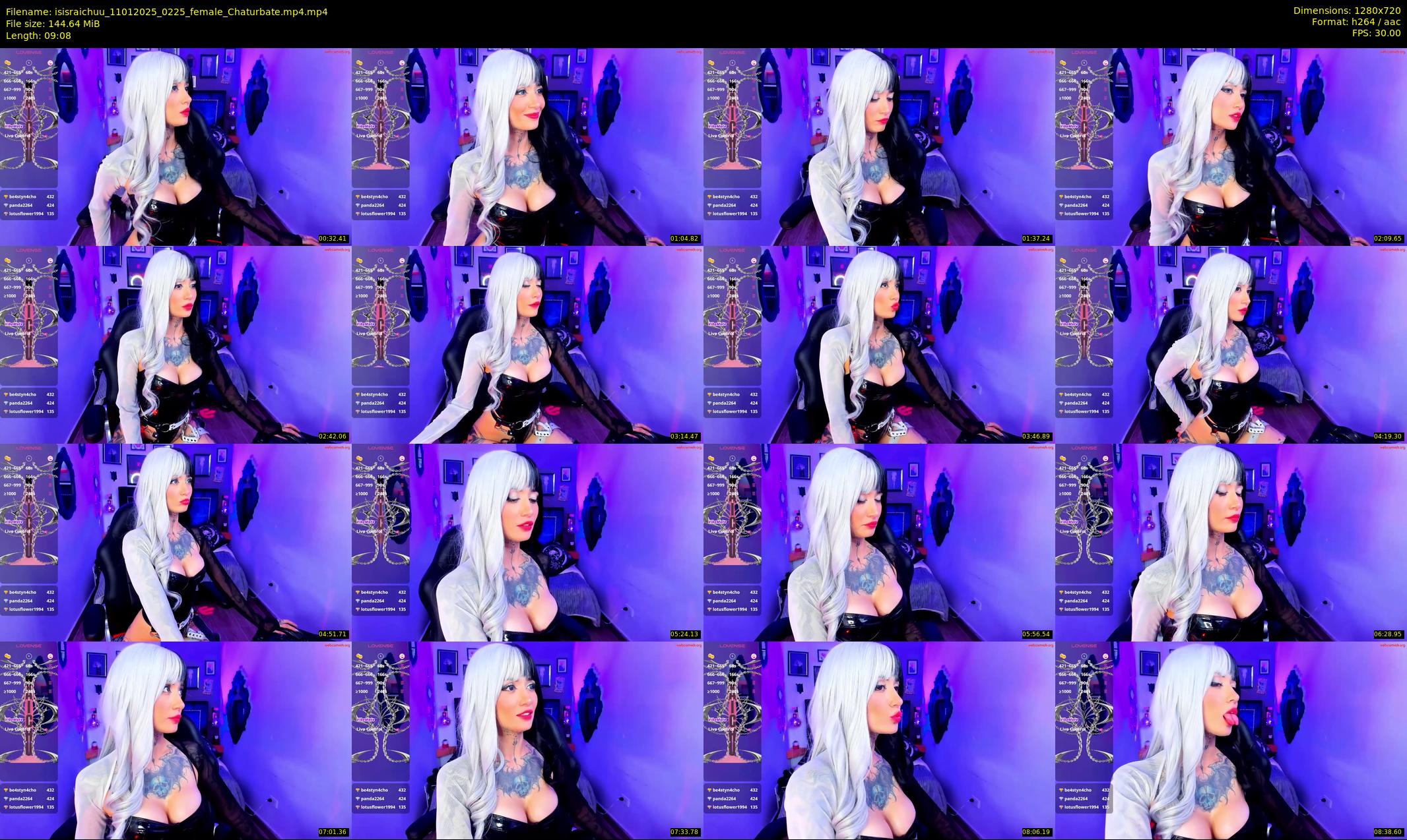 isisraichuu — 10 minute Chaturbate female cam show recording, 720p, Jan 11, 2025