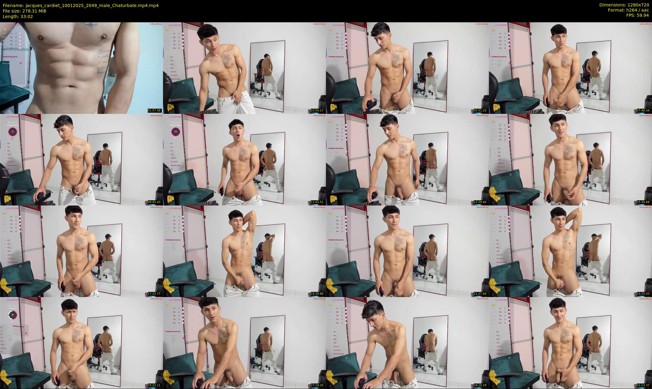 jacques_cardiet — 34 minute Chaturbate male cam show recording, 720p, Jan 10, 2025