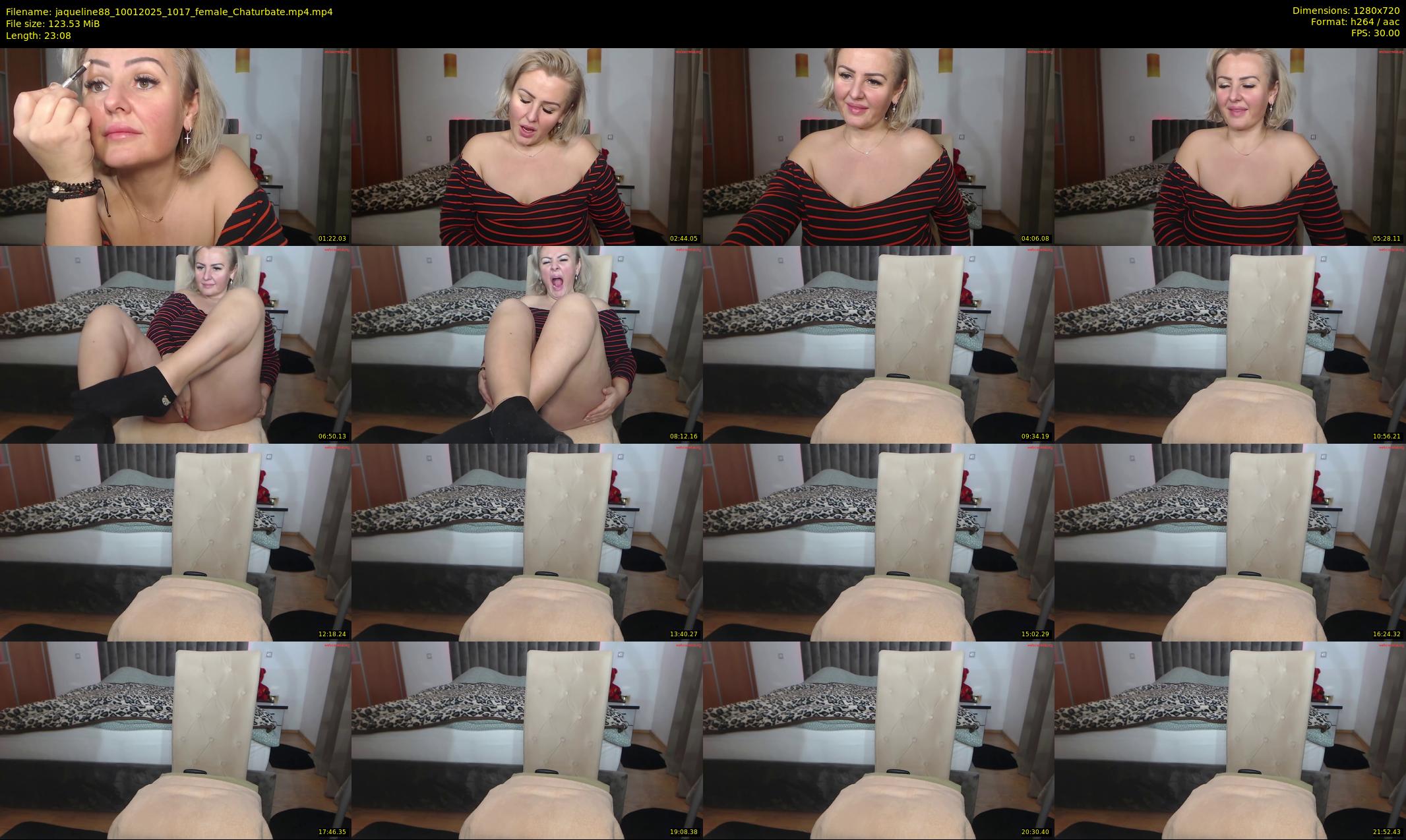 jaqueline88 — 24 minute Chaturbate female cam show recording, 720p, Jan 10, 2025