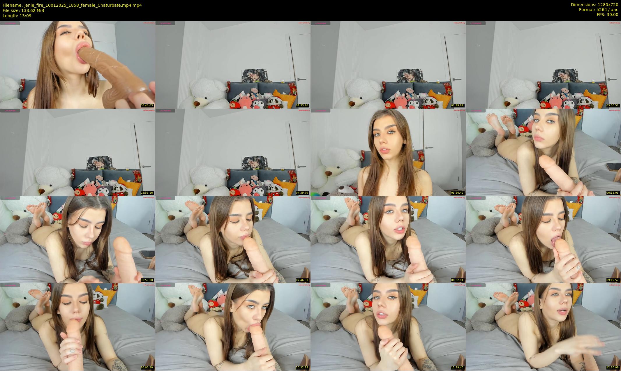 jenie_fire — 14 minute Chaturbate female cam show recording, 720p, Jan 10, 2025