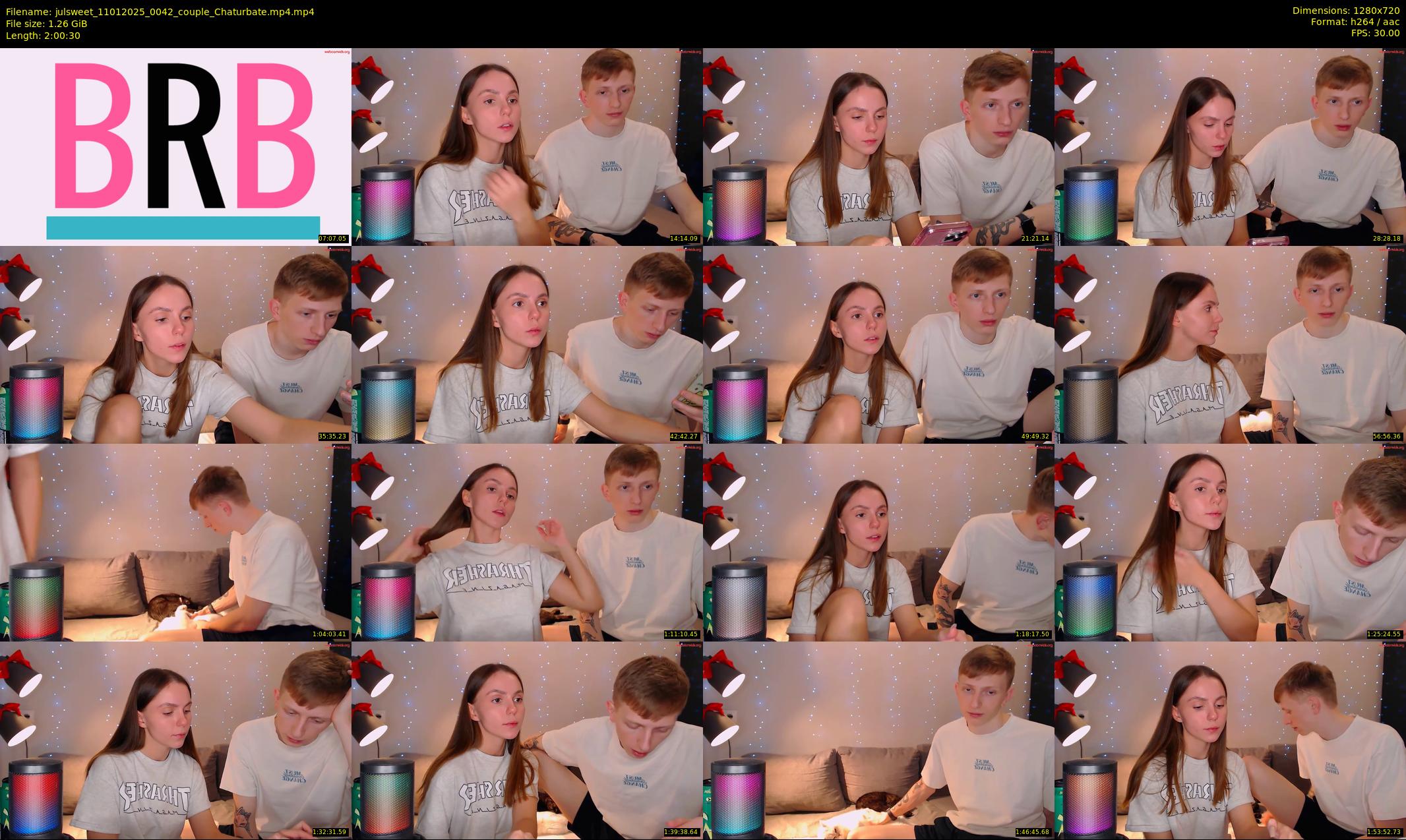 julsweet — 121 minute Chaturbate male cam show recording, 720p, Jan 11, 2025