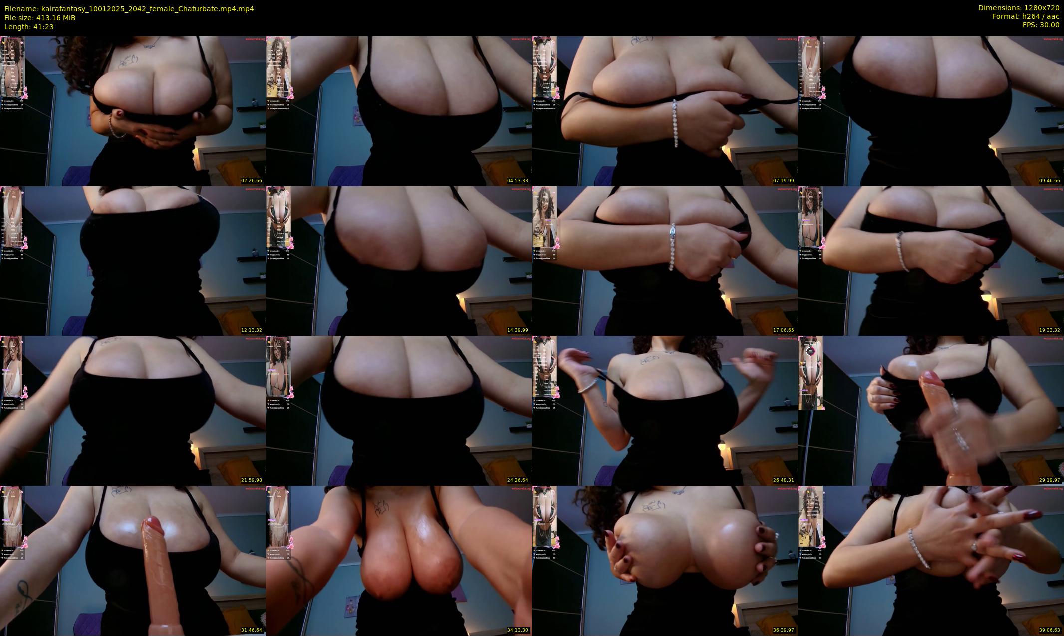 kairafantasy — 42 minute Chaturbate female cam show recording, 720p, Jan 10, 2025