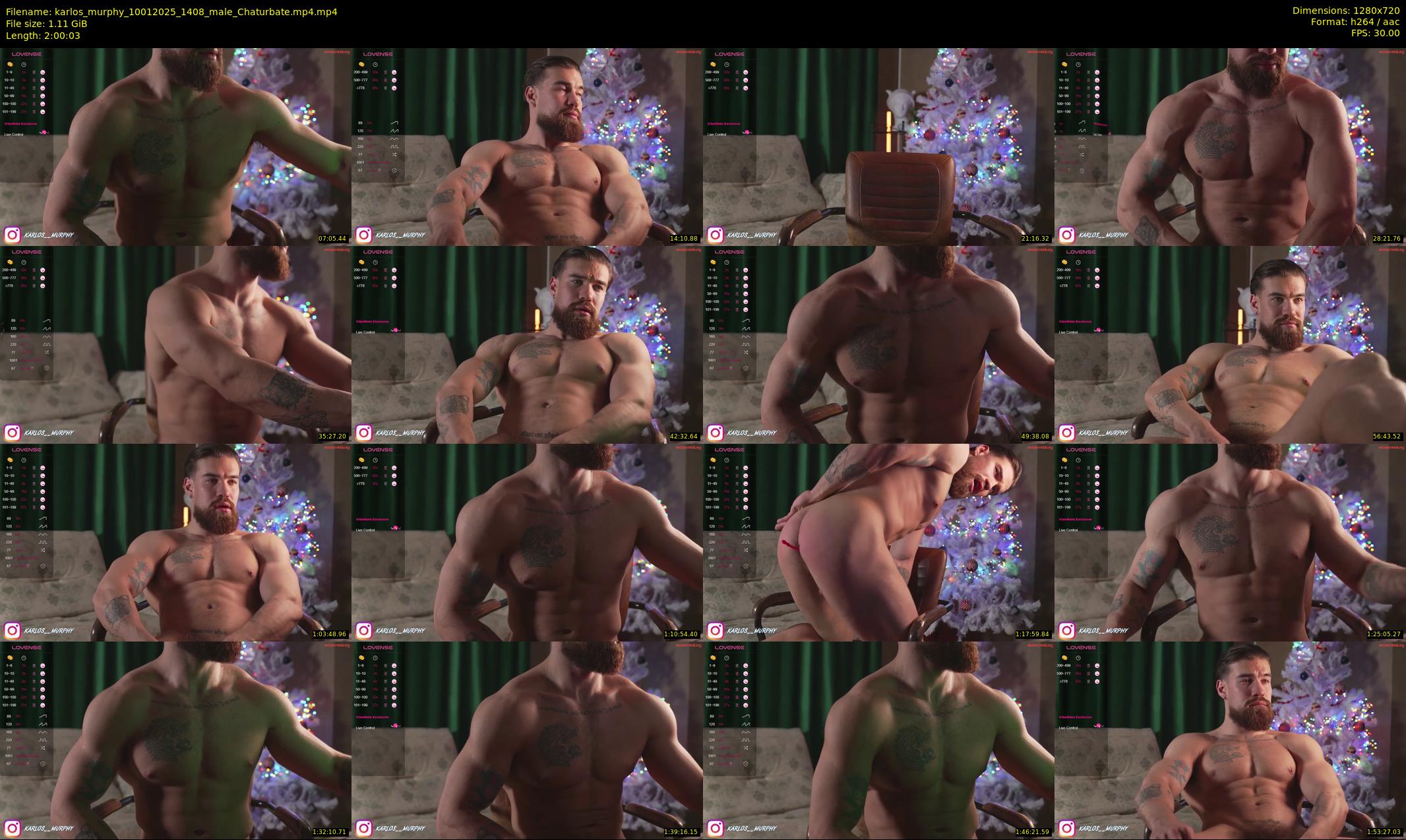 karlos_murphy — 121 minute Chaturbate male cam show recording, 720p, Jan 10, 2025