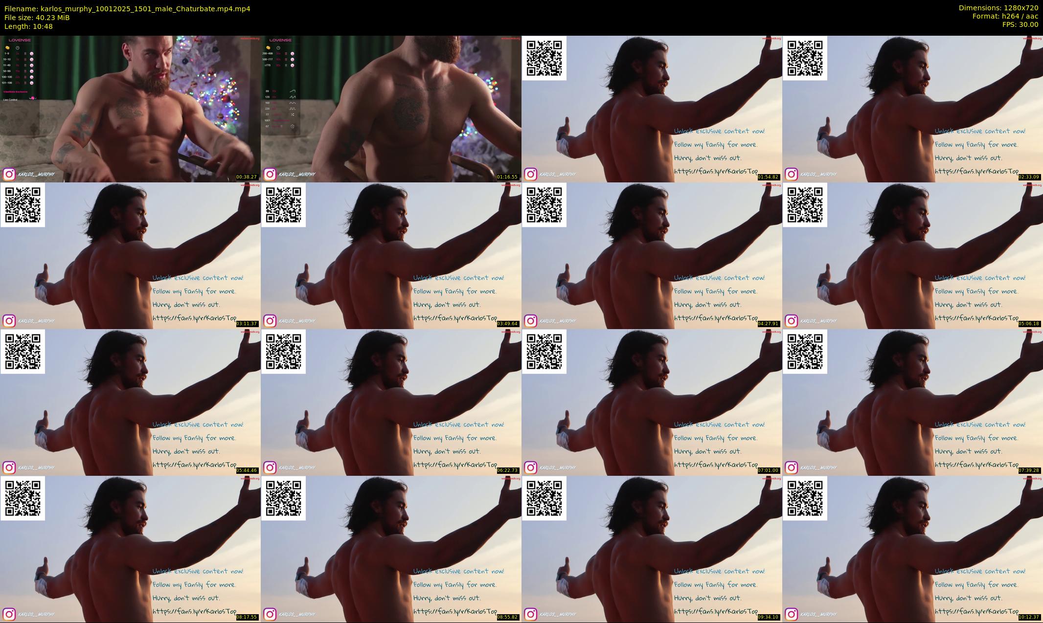 karlos_murphy — 11 minute Chaturbate male cam show recording, 720p, Jan 10, 2025