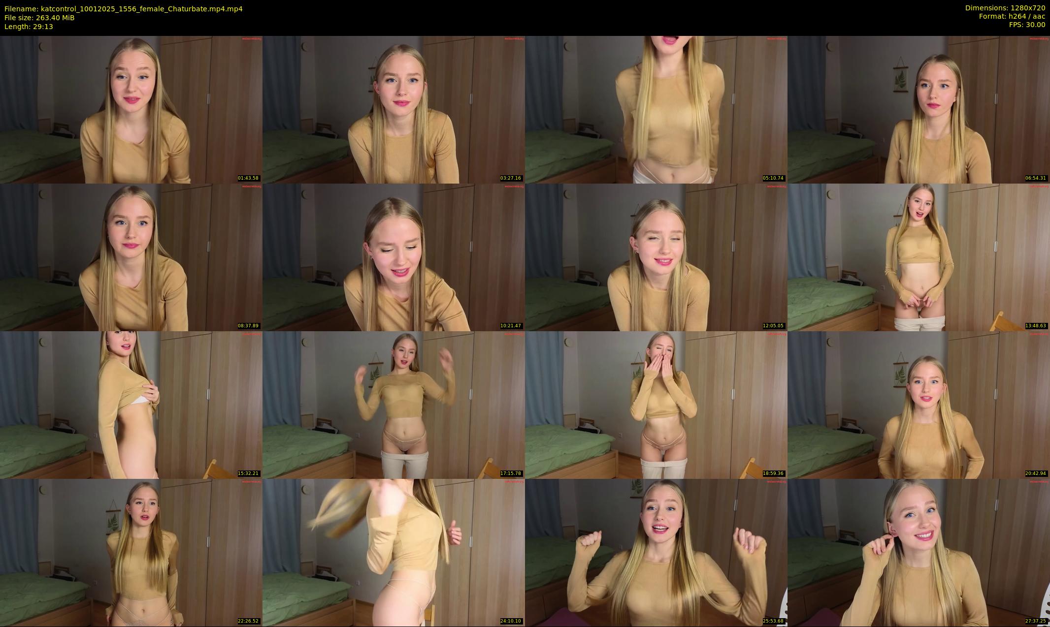 katcontrol — 30 minute Chaturbate female cam show recording, 720p, Jan 10, 2025