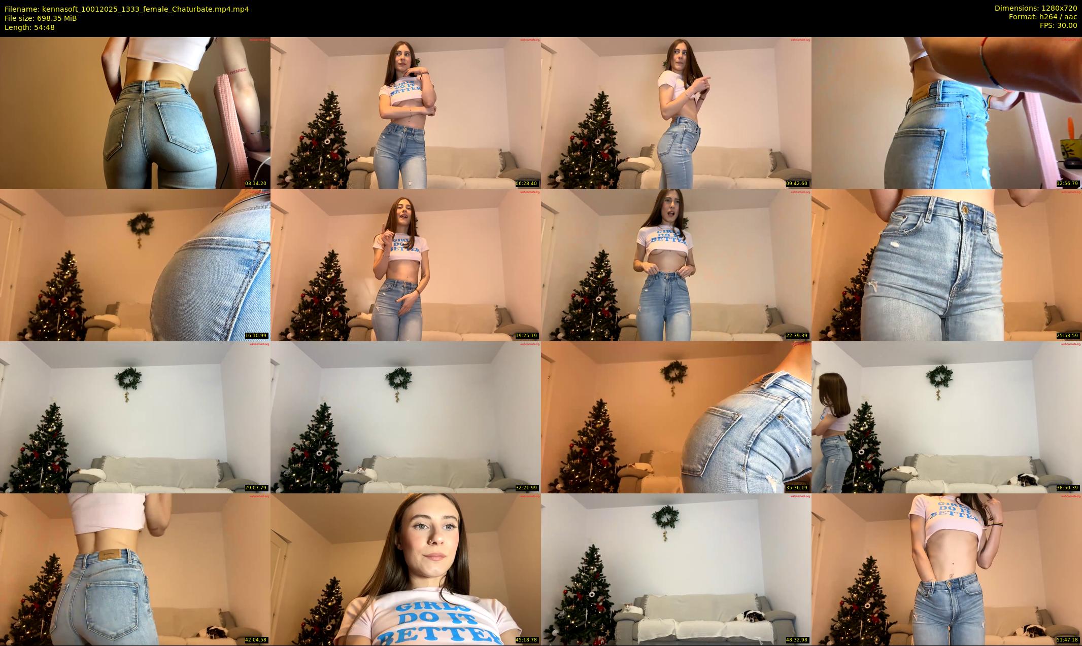 kennasoft — 55 minute Chaturbate female cam show recording, 720p, Jan 10, 2025