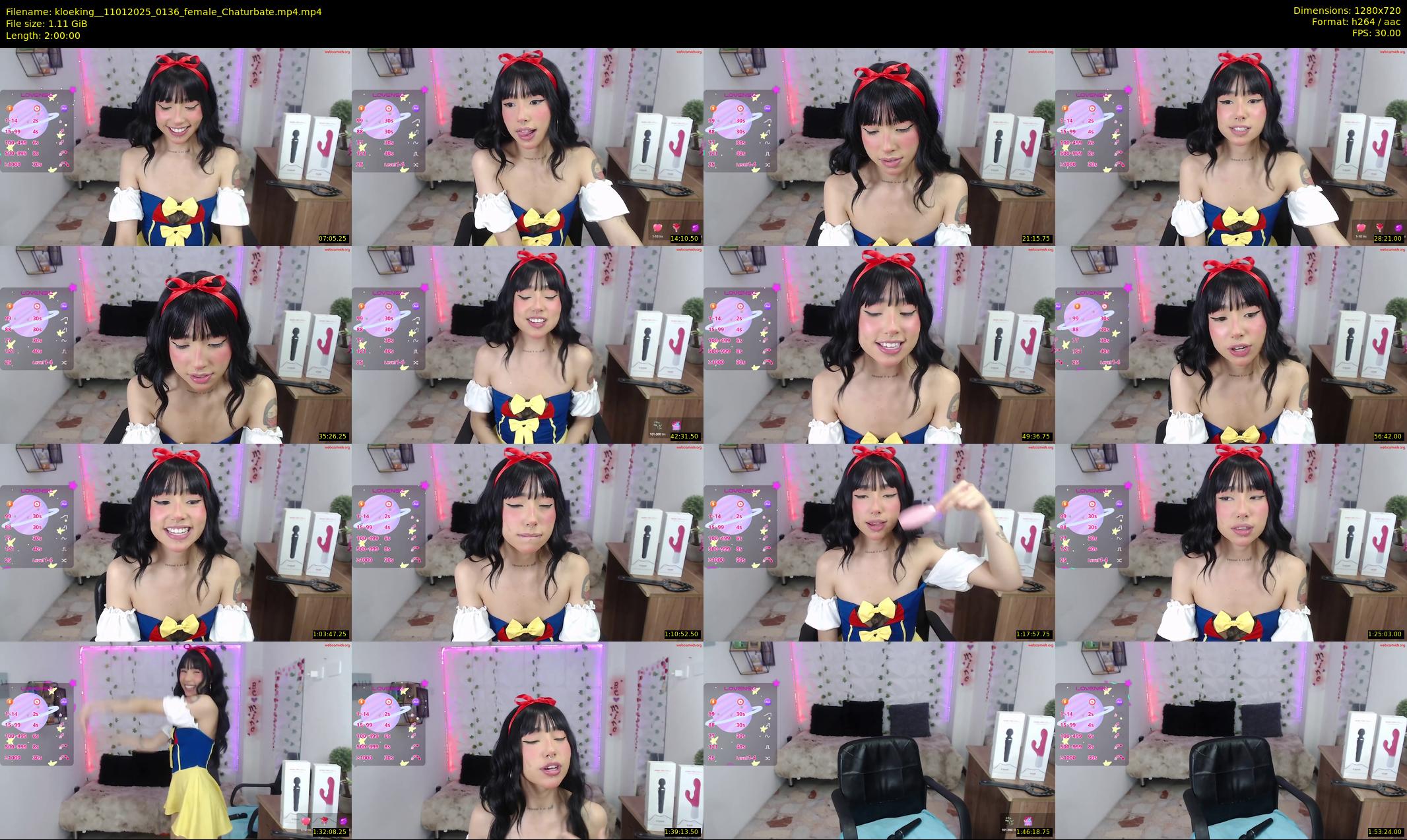 kloeking_ — 120 minute Chaturbate female cam show recording, 720p, Jan 11, 2025