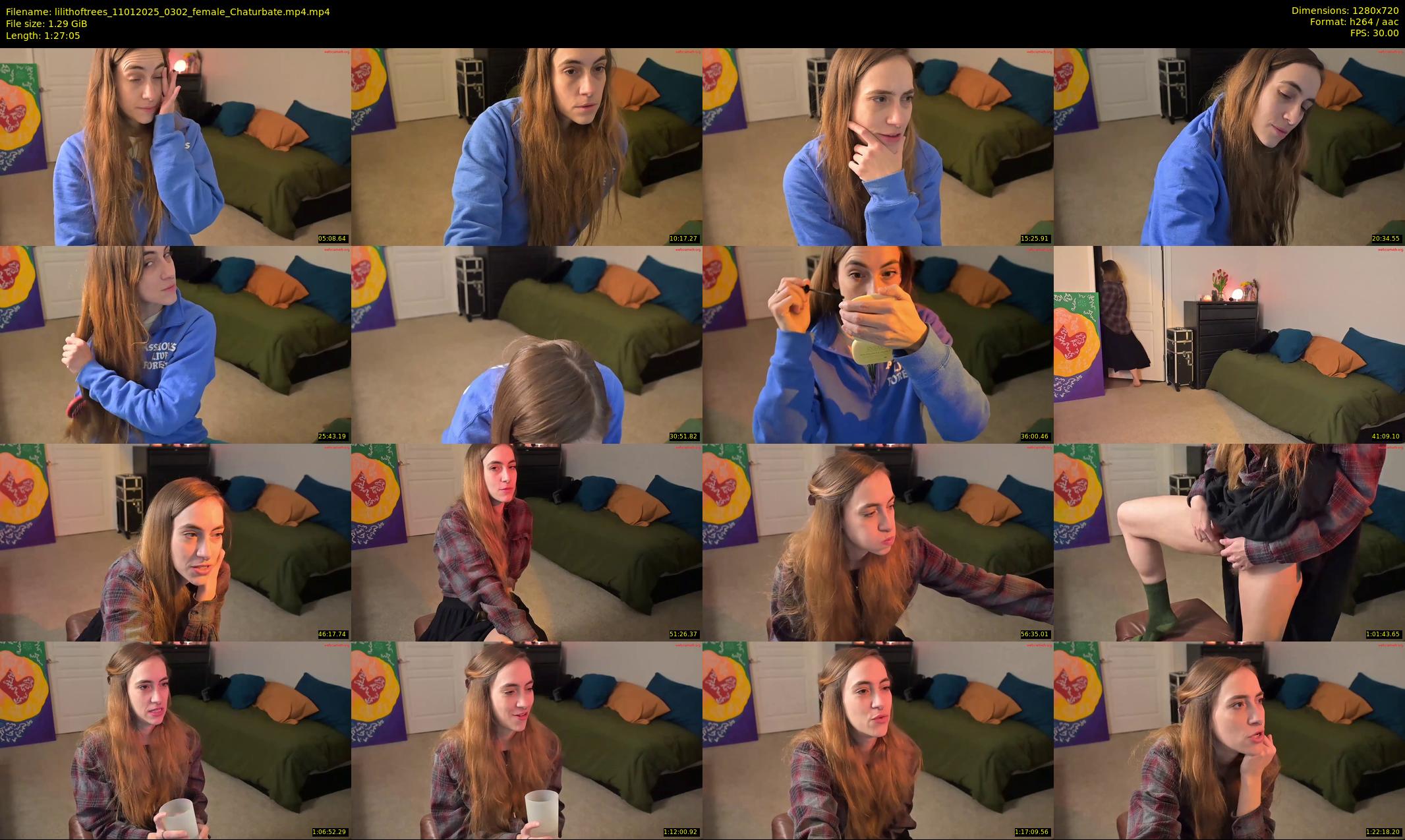 lilithoftrees — 88 minute Chaturbate female cam show recording, 720p, Jan 11, 2025