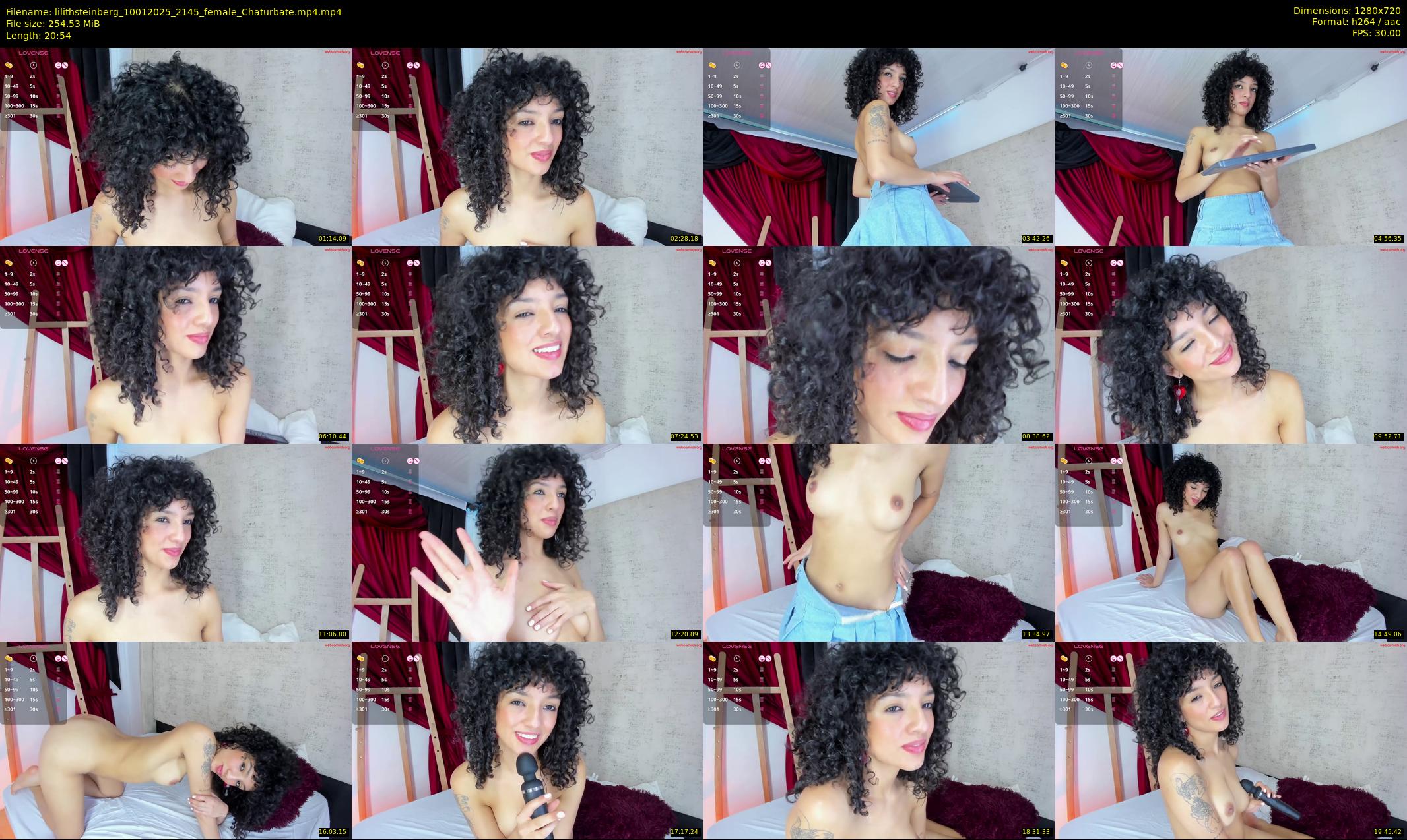 lilithsteinberg — 21 minute Chaturbate female cam show recording, 720p, Jan 10, 2025