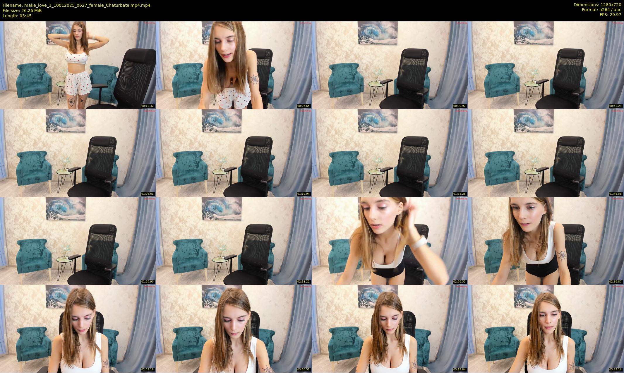 make_love_1 — 4 minute Chaturbate female cam show recording, 720p, Jan 10, 2025