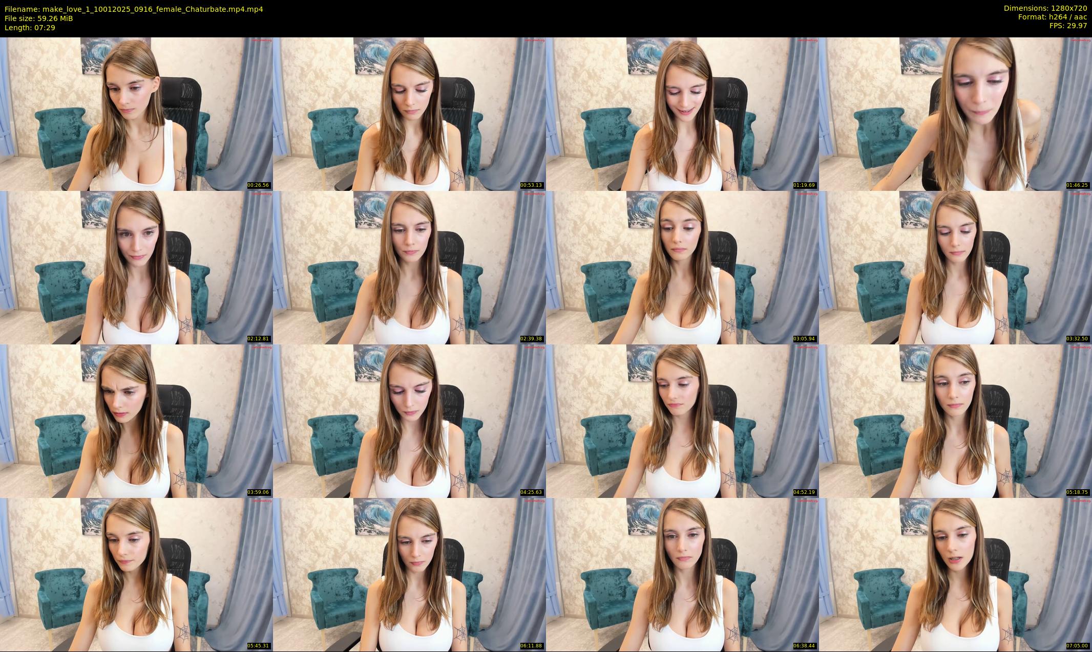 make_love_1 — 8 minute Chaturbate female cam show recording, 720p, Jan 10, 2025
