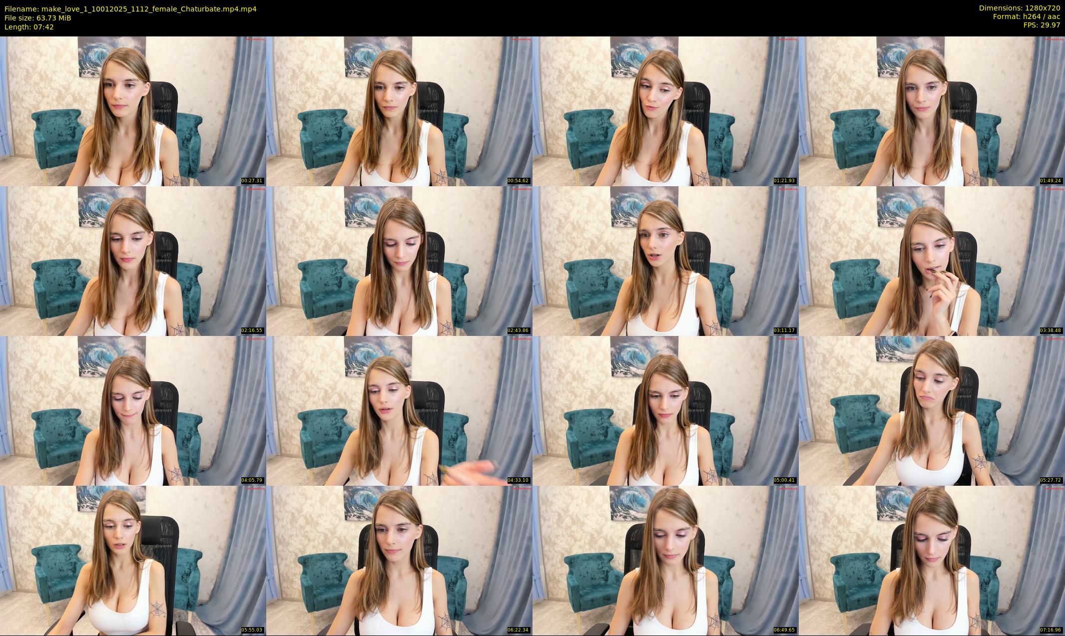 make_love_1 — 8 minute Chaturbate female cam show recording, 720p, Jan 10, 2025