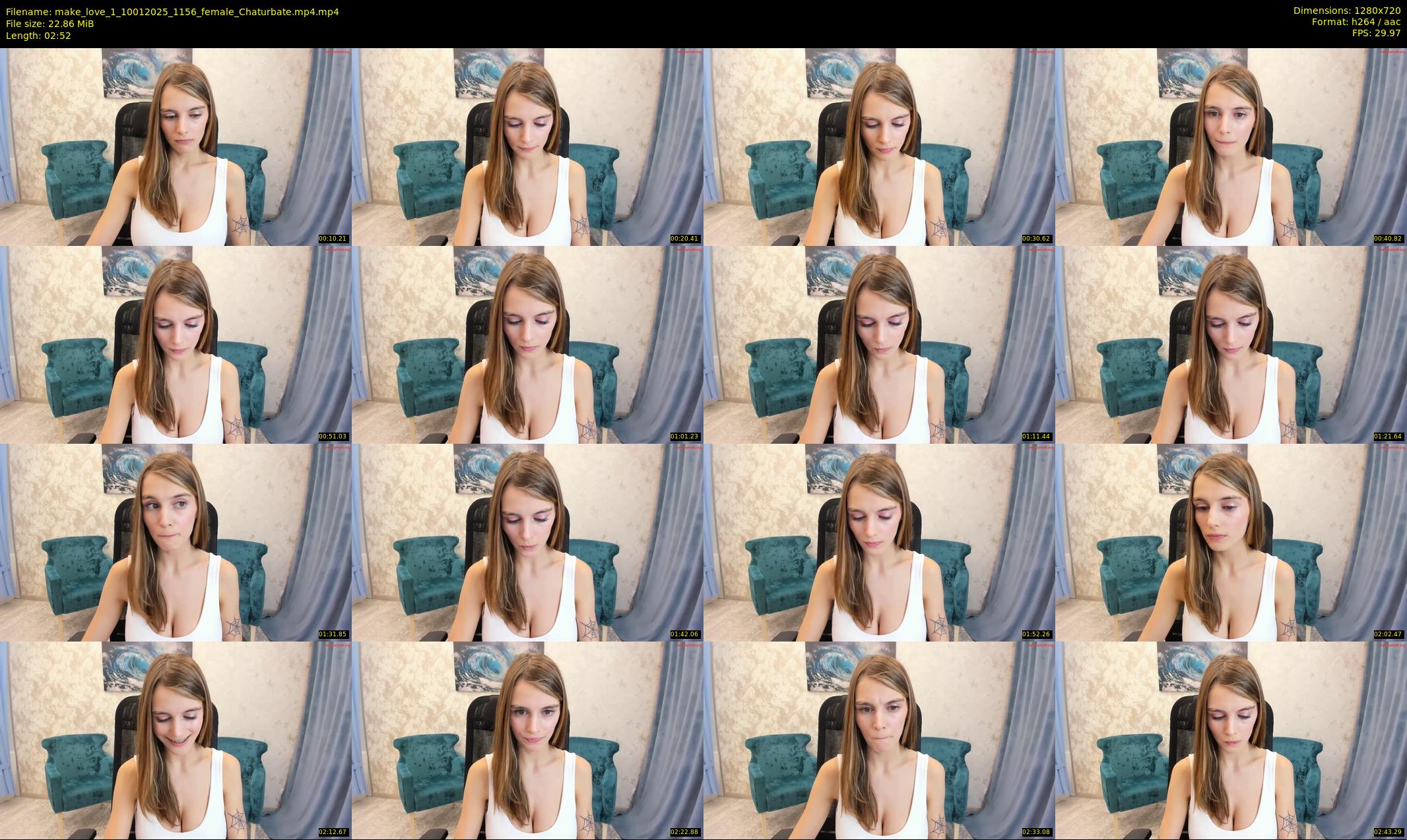 make_love_1 — 3 minute Chaturbate female cam show recording, 720p, Jan 10, 2025