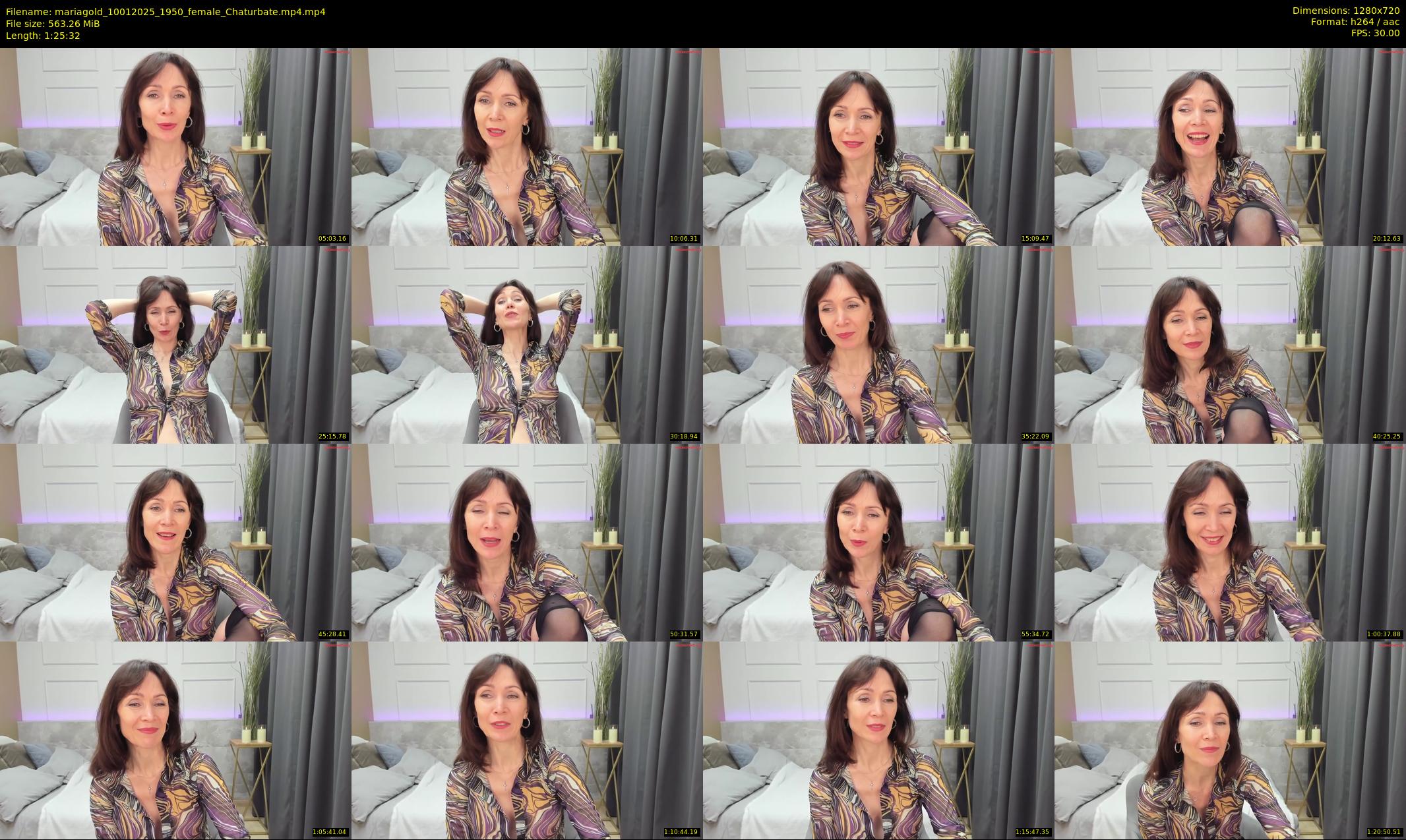 mariagold — 86 minute Chaturbate female cam show recording, 720p, Jan 10, 2025