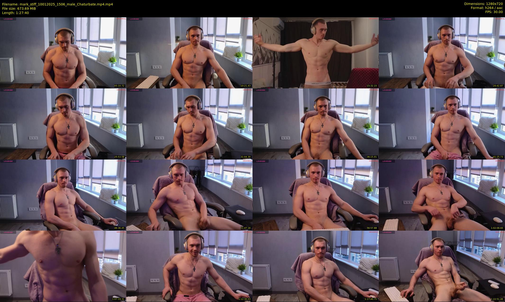 mark_stiff — 88 minute Chaturbate male cam show recording, 720p, Jan 10, 2025