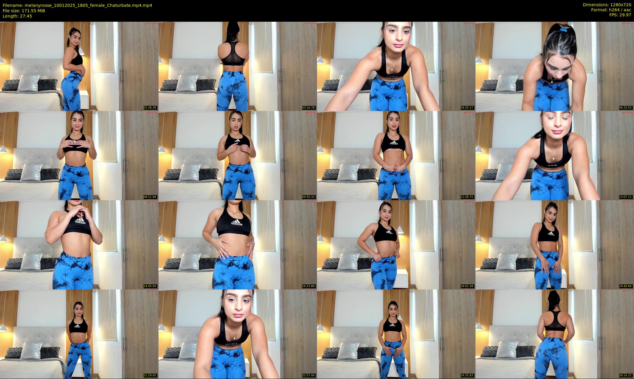 melanyrosse — 28 minute Chaturbate female cam show recording, 720p, Jan 10, 2025