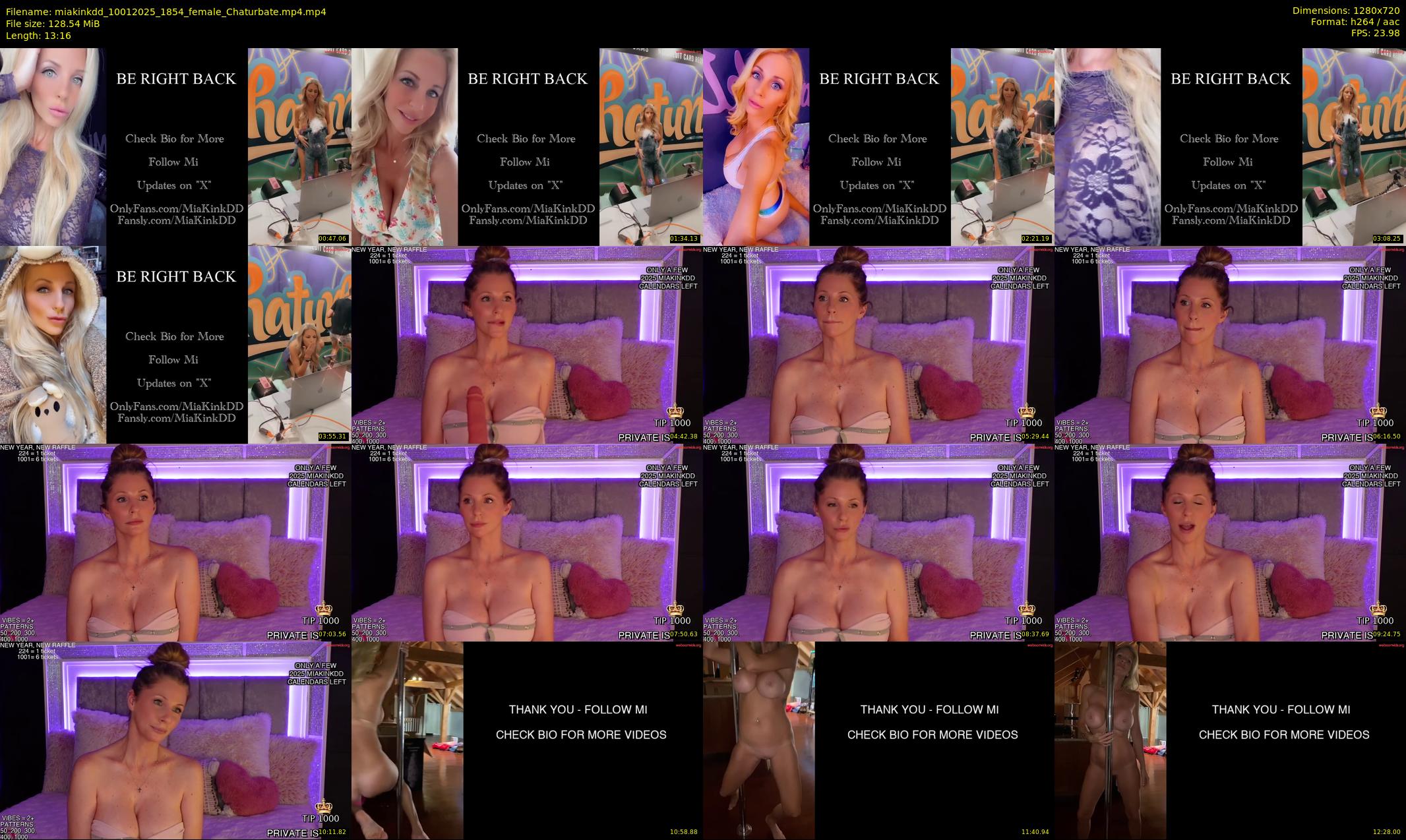 miakinkdd — 14 minute Chaturbate female cam show recording, 720p, Jan 10, 2025