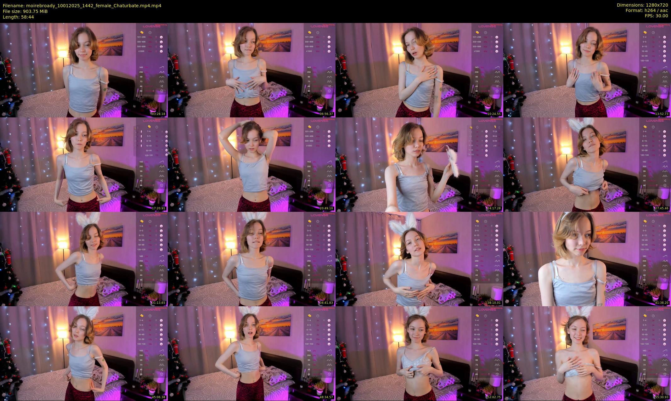 moirebroady — 59 minute Chaturbate female cam show recording, 720p, Jan 10, 2025