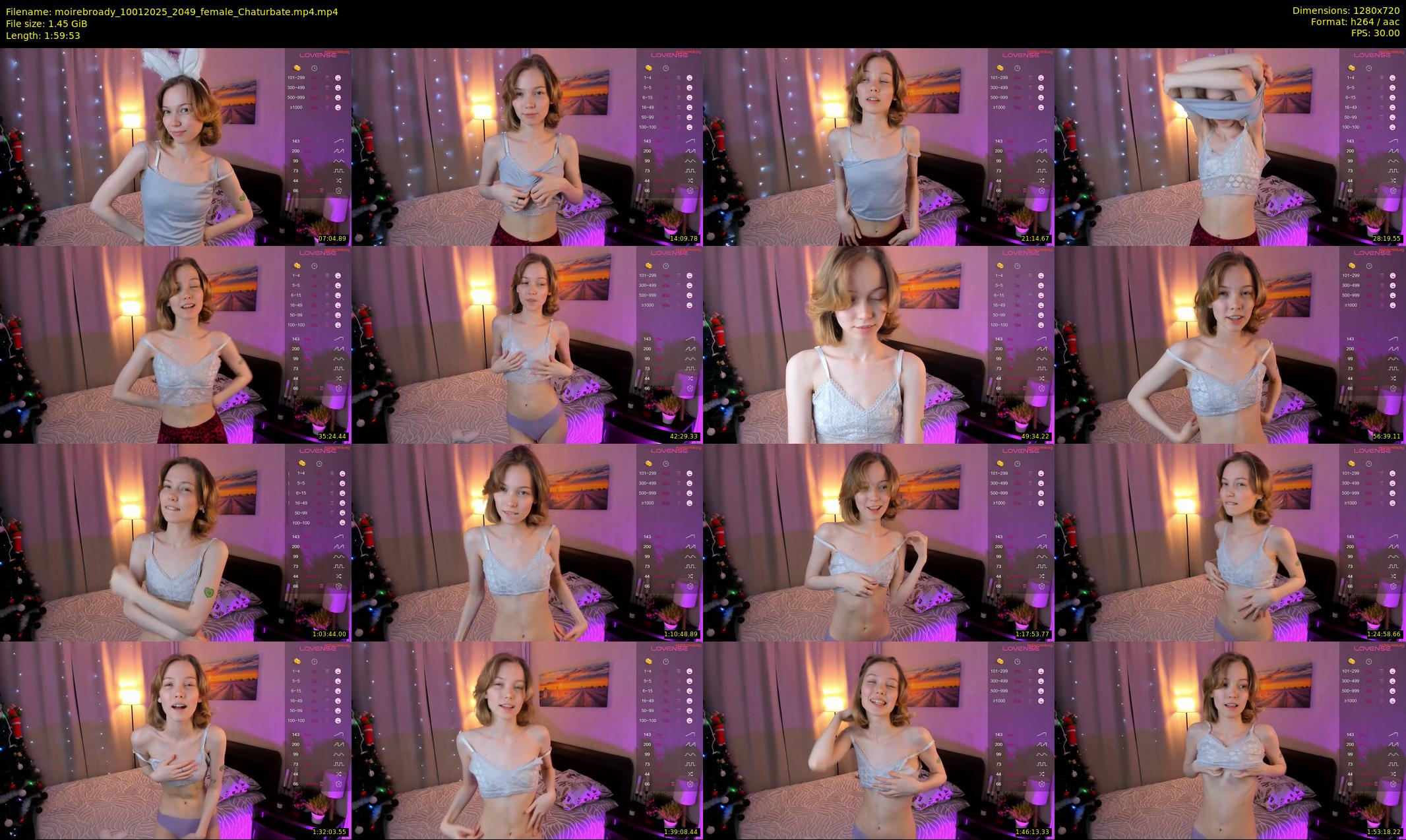 moirebroady — 120 minute Chaturbate female cam show recording, 720p, Jan 10, 2025