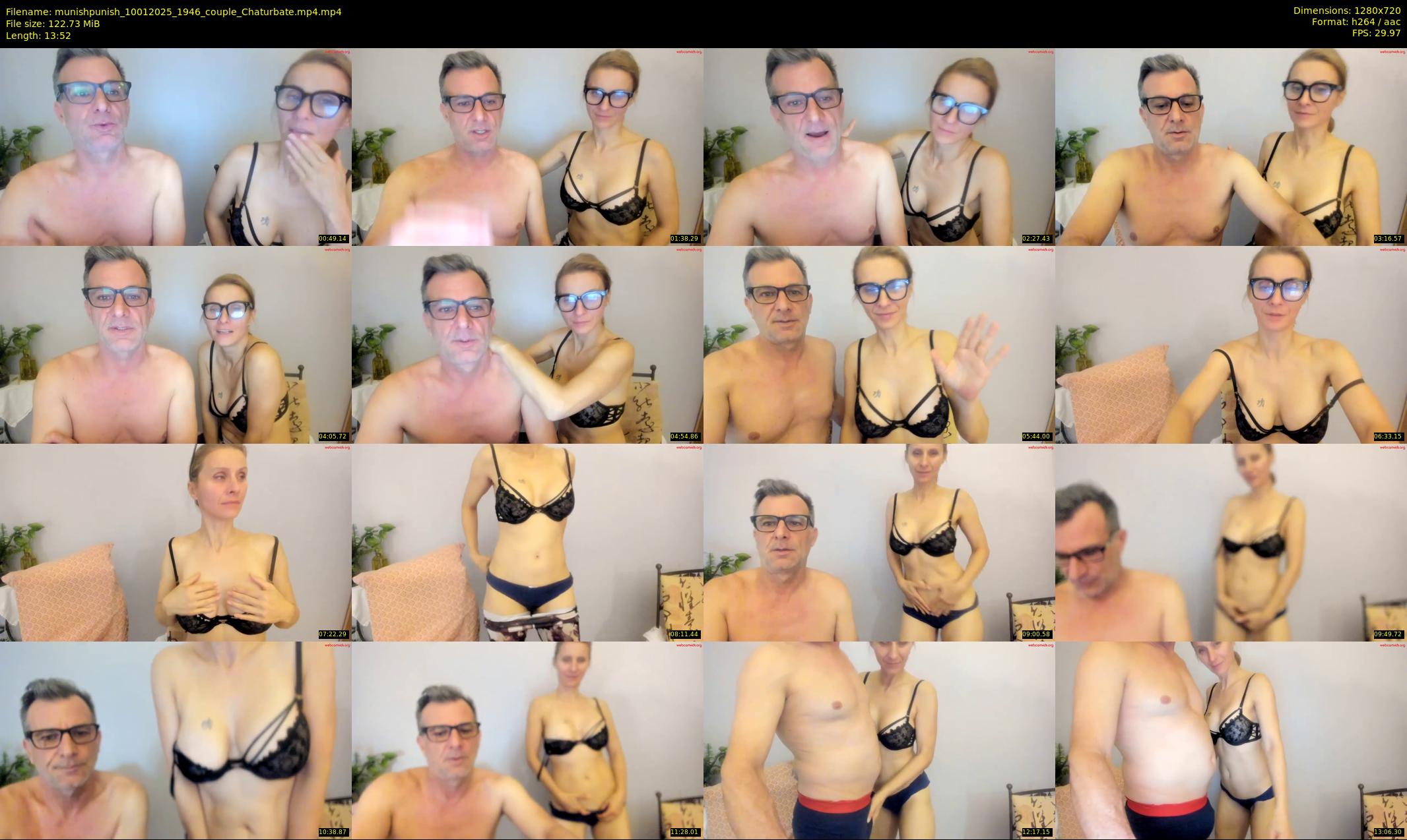 munishpunish — 14 minute Chaturbate couple cam show recording, 720p, Jan 10, 2025