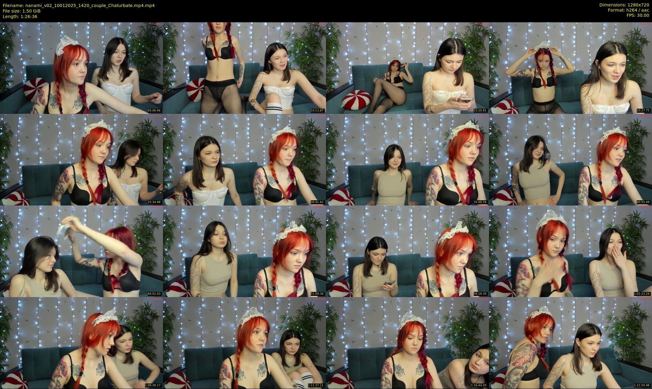 nanami_v02 — 87 minute Chaturbate couple cam show recording, 720p, Jan 10, 2025