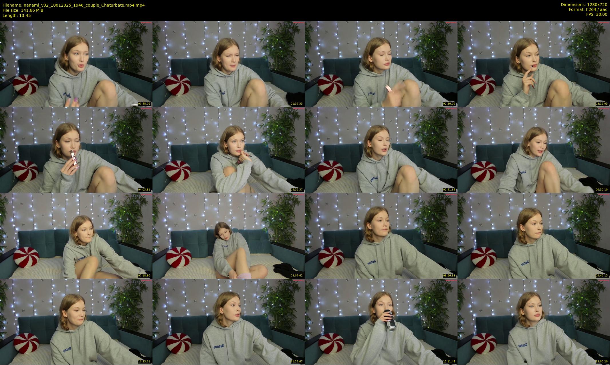 nanami_v02 — 14 minute Chaturbate couple cam show recording, 720p, Jan 10, 2025