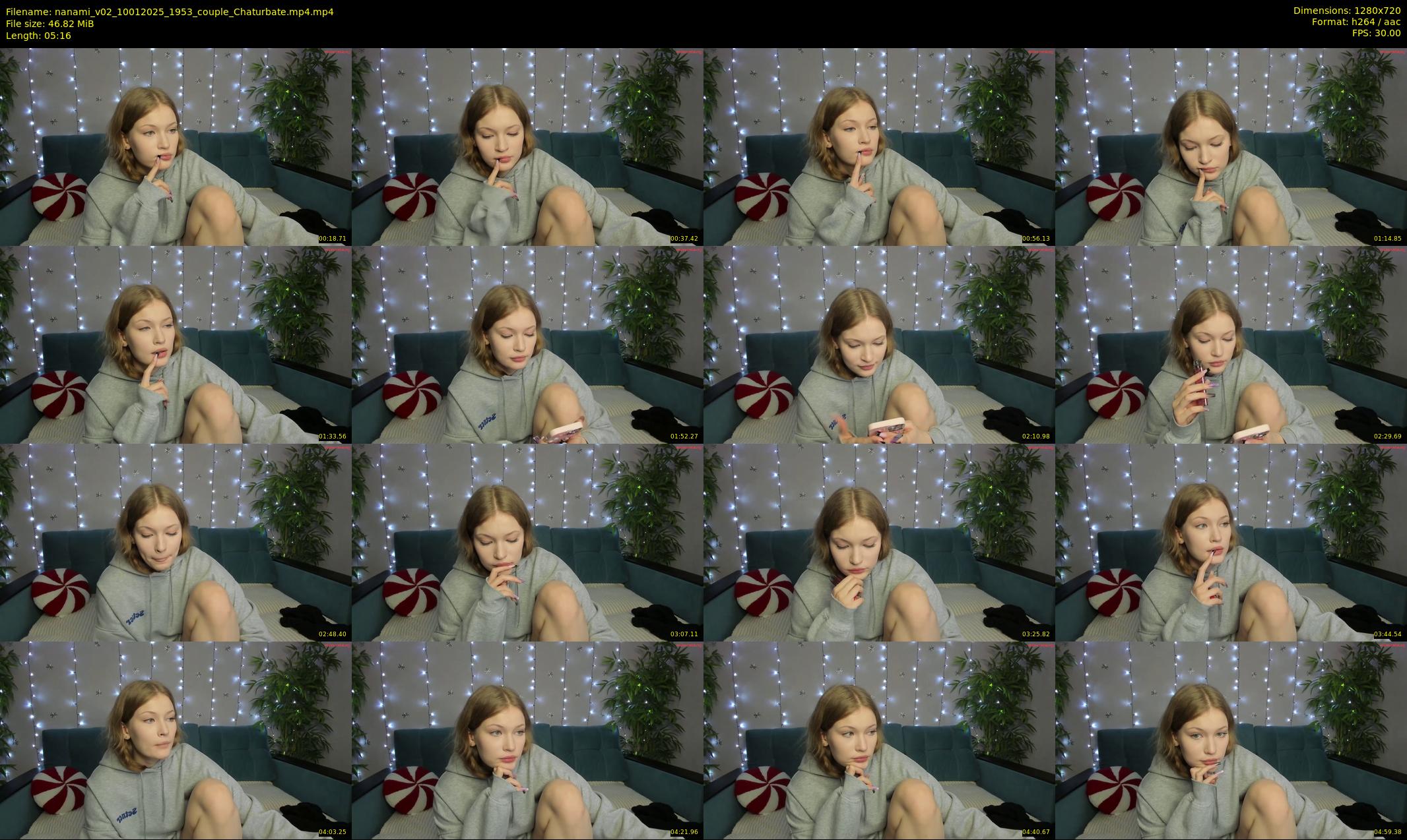 nanami_v02 — 6 minute Chaturbate couple cam show recording, 720p, Jan 10, 2025
