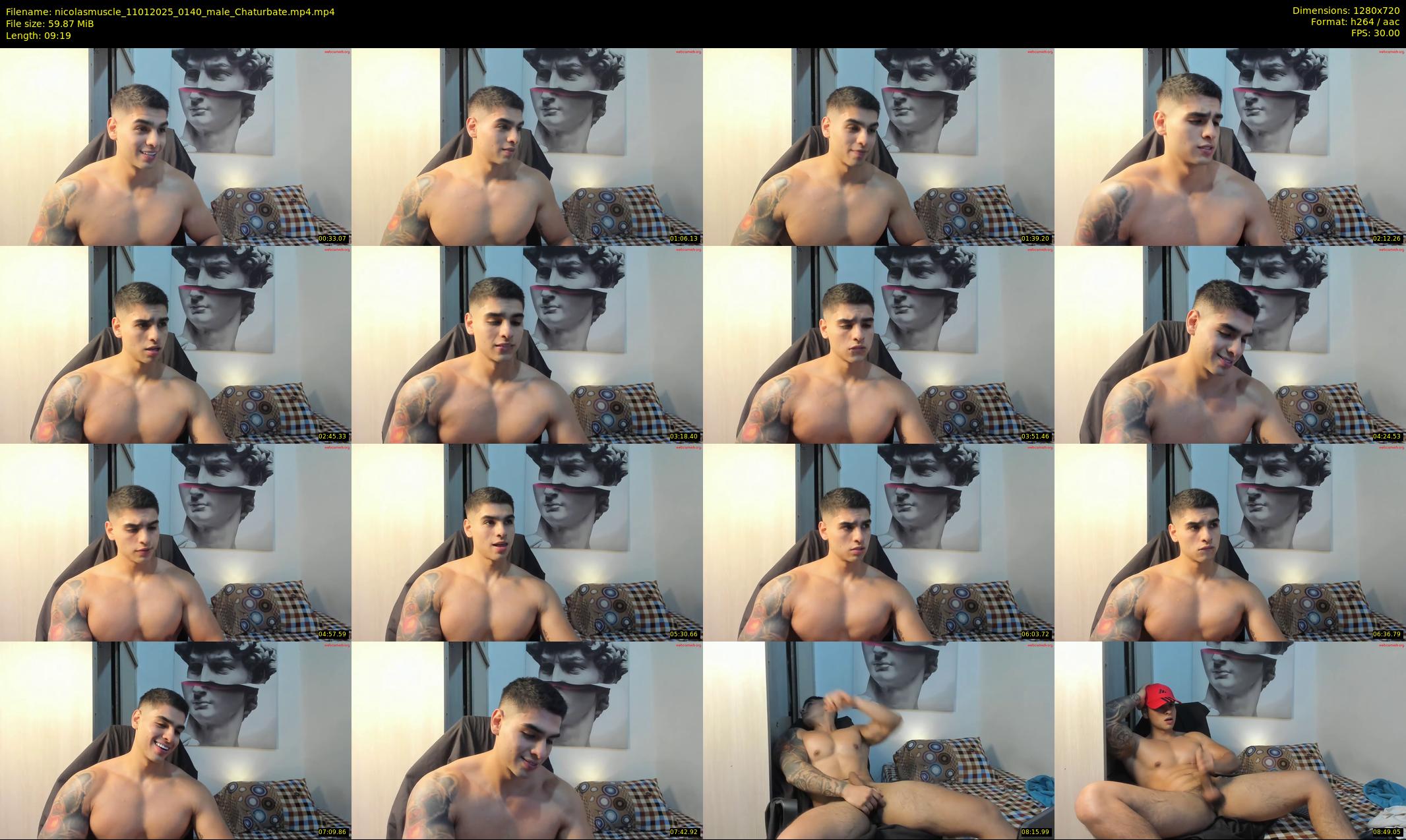 nicolasmuscle — 10 minute Chaturbate male cam show recording, 720p, Jan 11, 2025