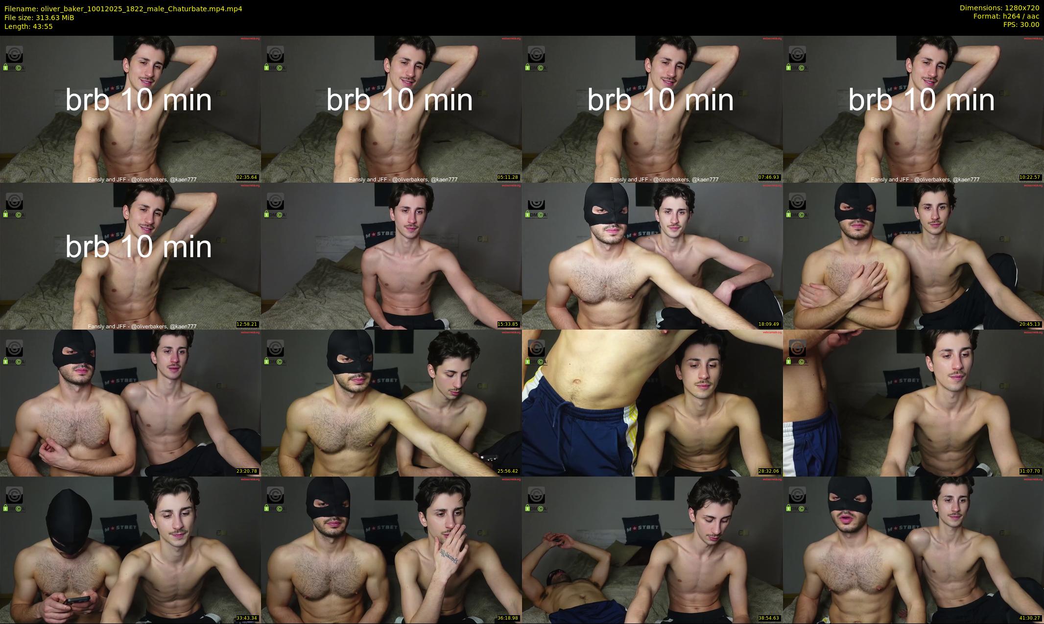 oliver_baker — 44 minute Chaturbate male cam show recording, 720p, Jan 10, 2025