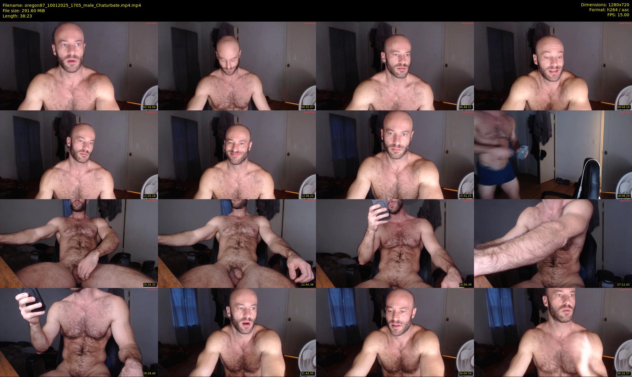 oregon87 — 39 minute Chaturbate male cam show recording, 720p, Jan 10, 2025