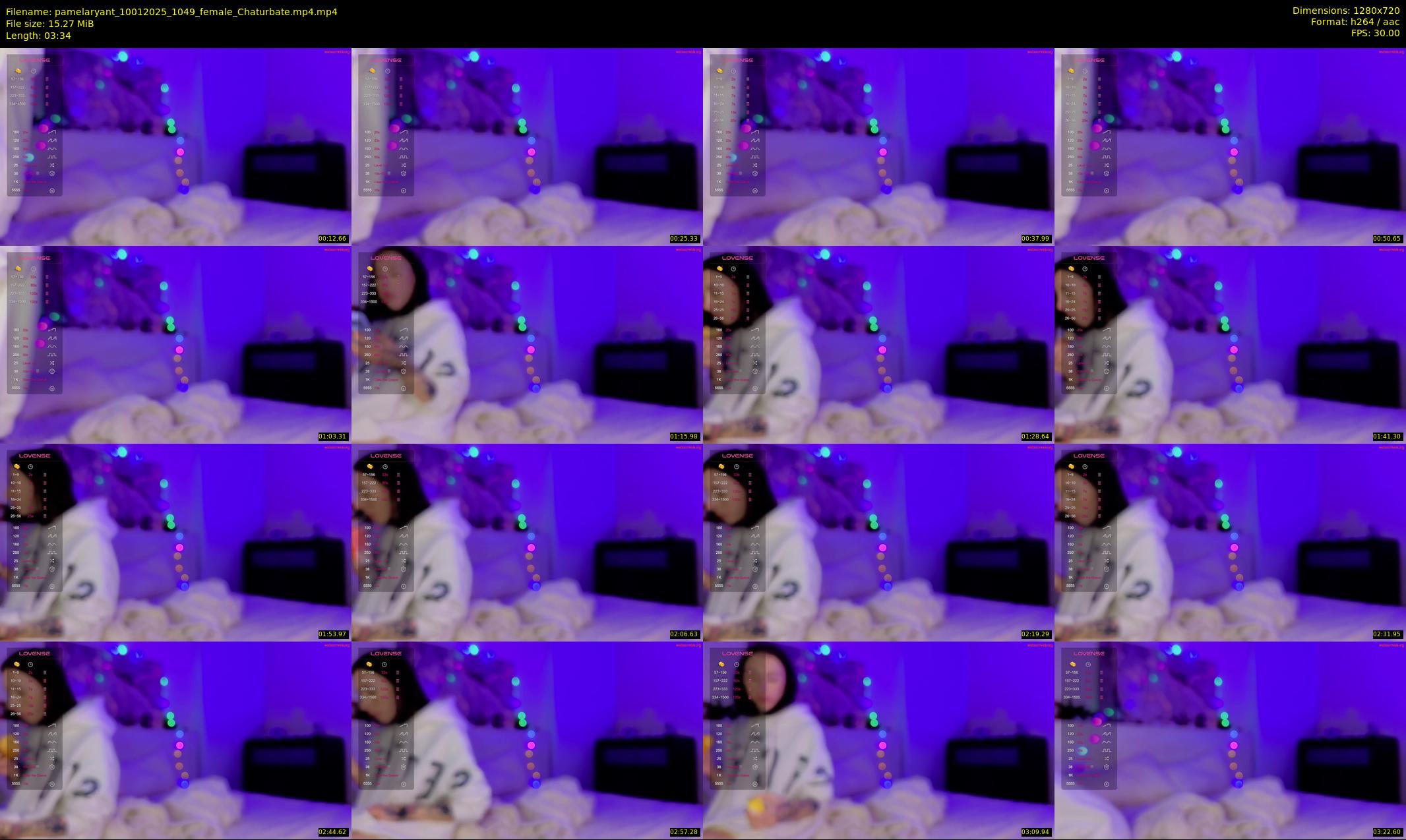 pamelaryant — 4 minute Chaturbate female cam show recording, 720p, Jan 10, 2025