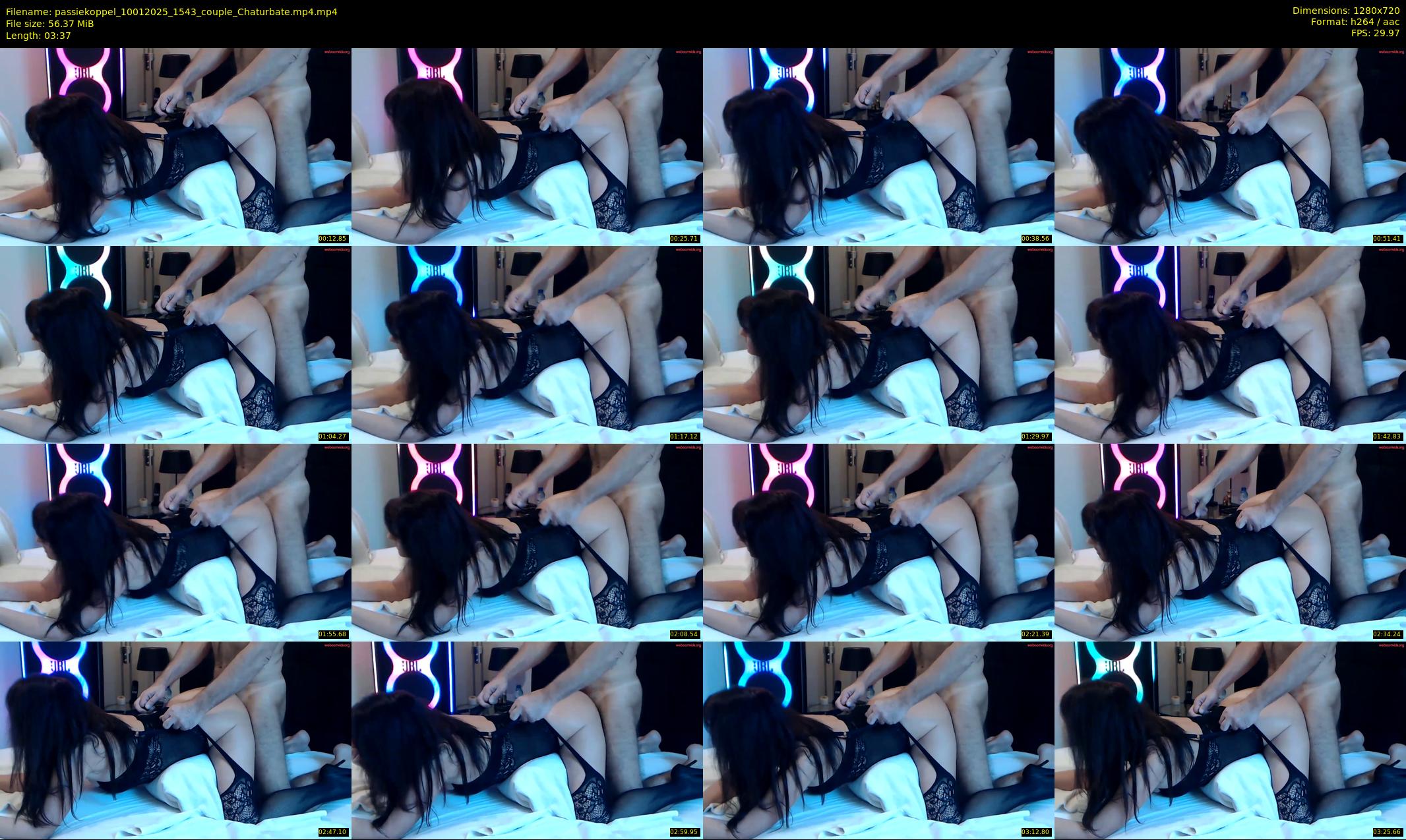 passiekoppel — 4 minute Chaturbate couple cam show recording, 720p, Jan 10, 2025