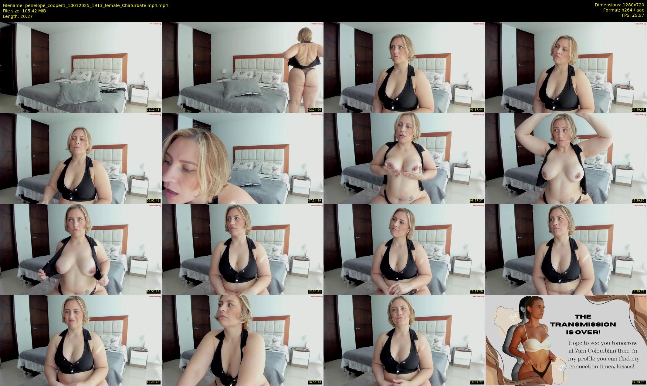 penelope_cooper1 — 21 minute Chaturbate female cam show recording, 720p, Jan 10, 2025