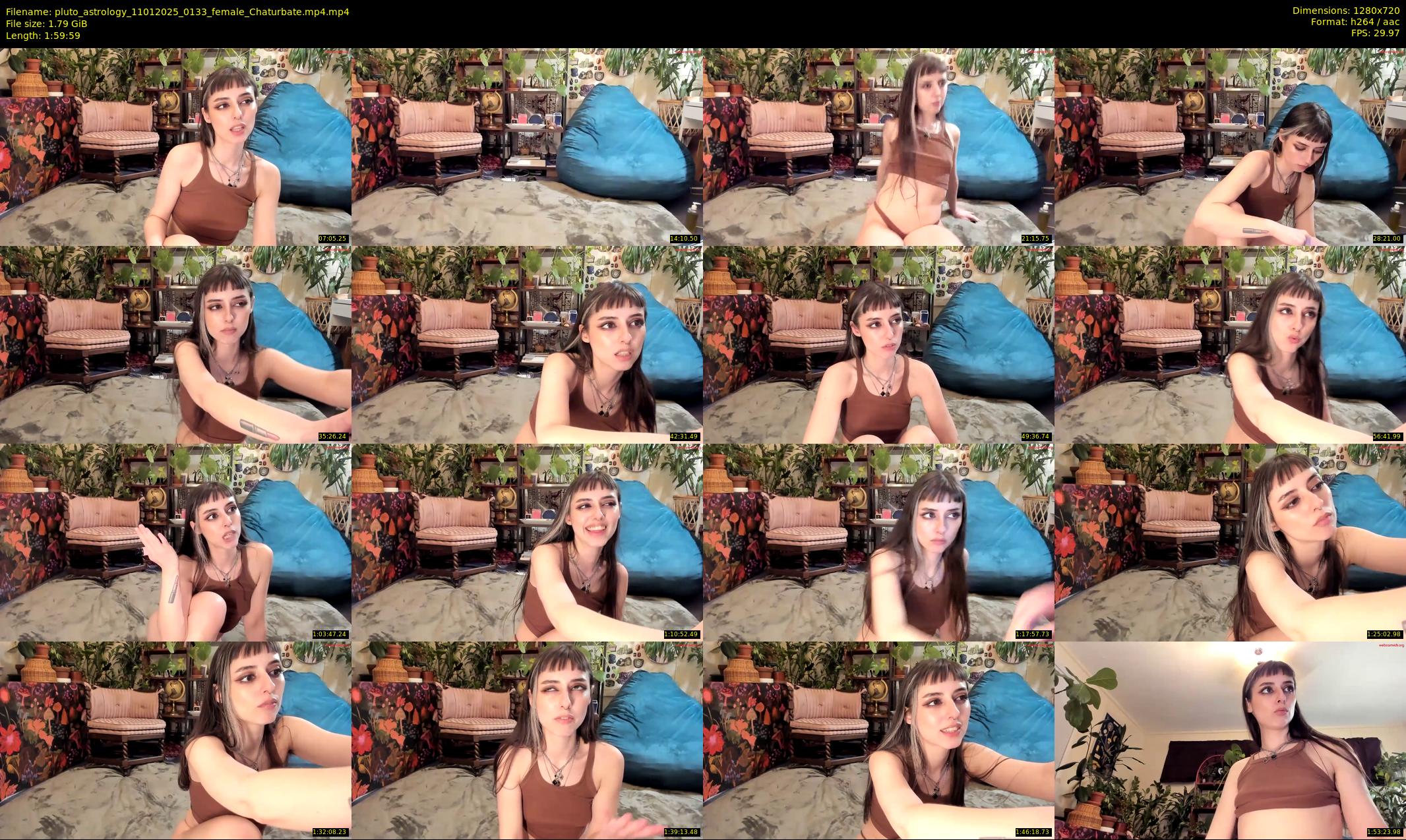 pluto_astrology — 120 minute Chaturbate female cam show recording, 720p, Jan 11, 2025
