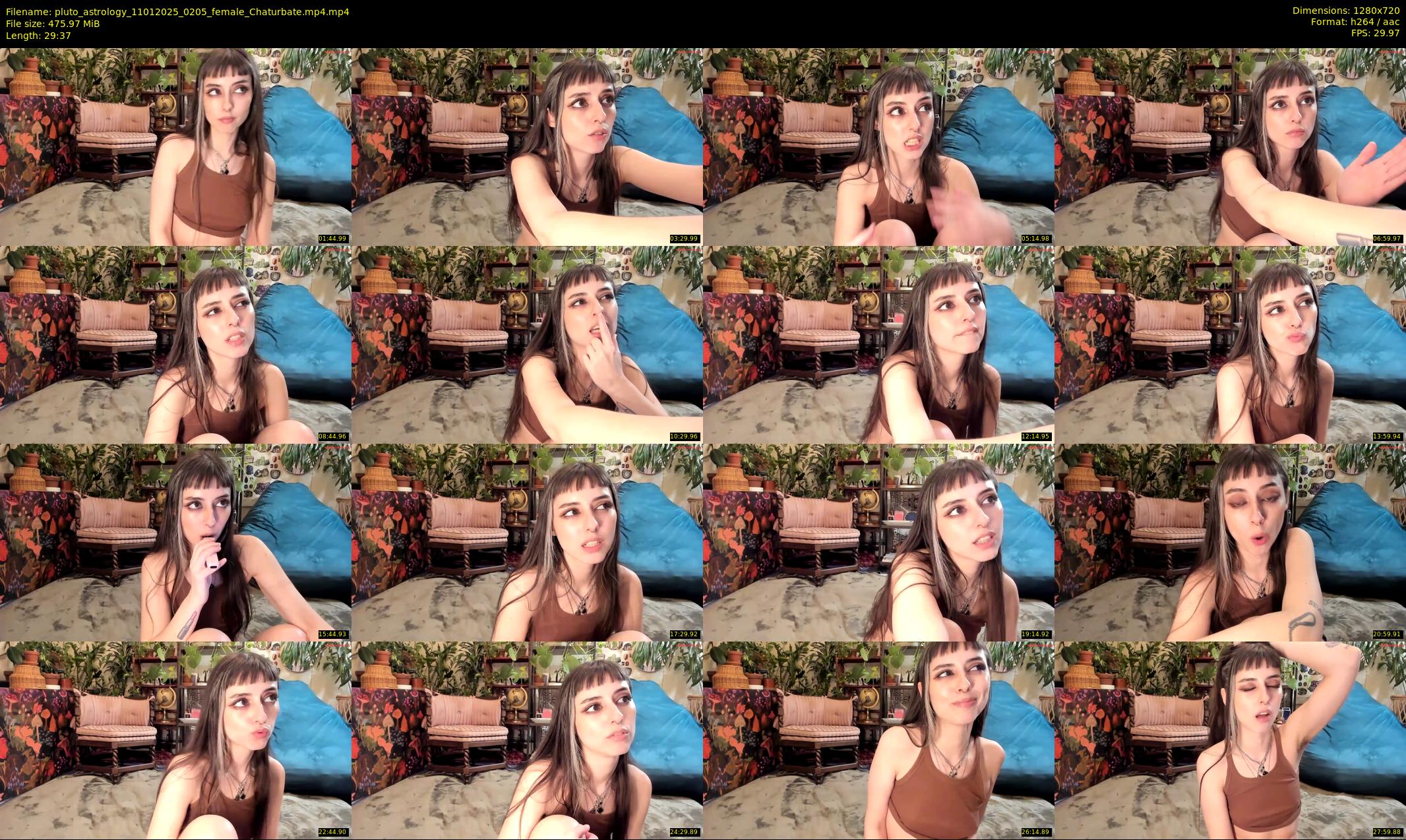 pluto_astrology — 30 minute Chaturbate female cam show recording, 720p, Jan 11, 2025