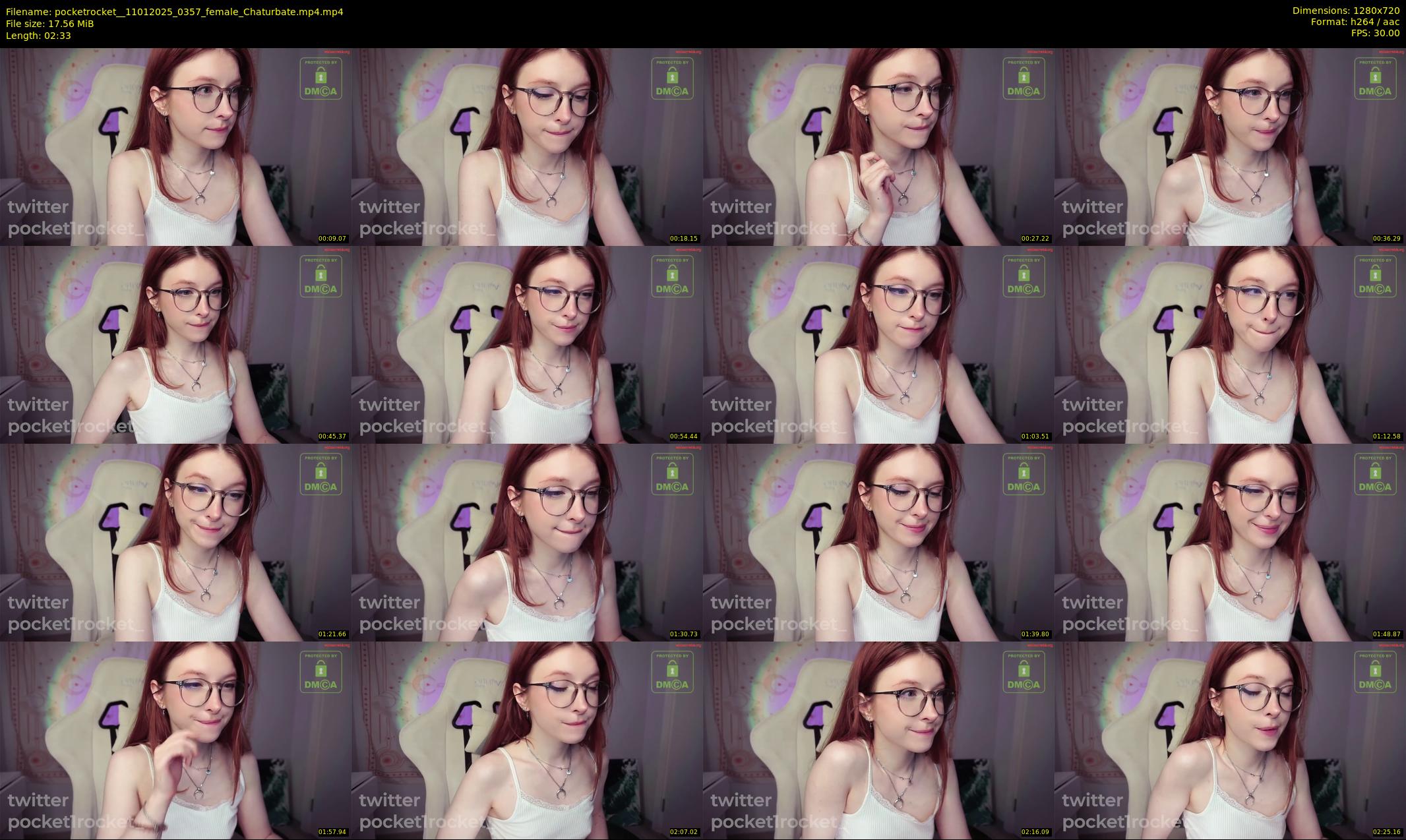 pocketrocket_ — 3 minute Chaturbate female cam show recording, 720p, Jan 11, 2025