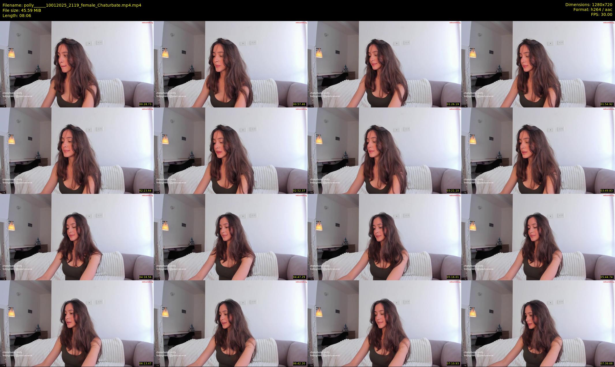 polly_____ — 9 minute Chaturbate female cam show recording, 720p, Jan 10, 2025