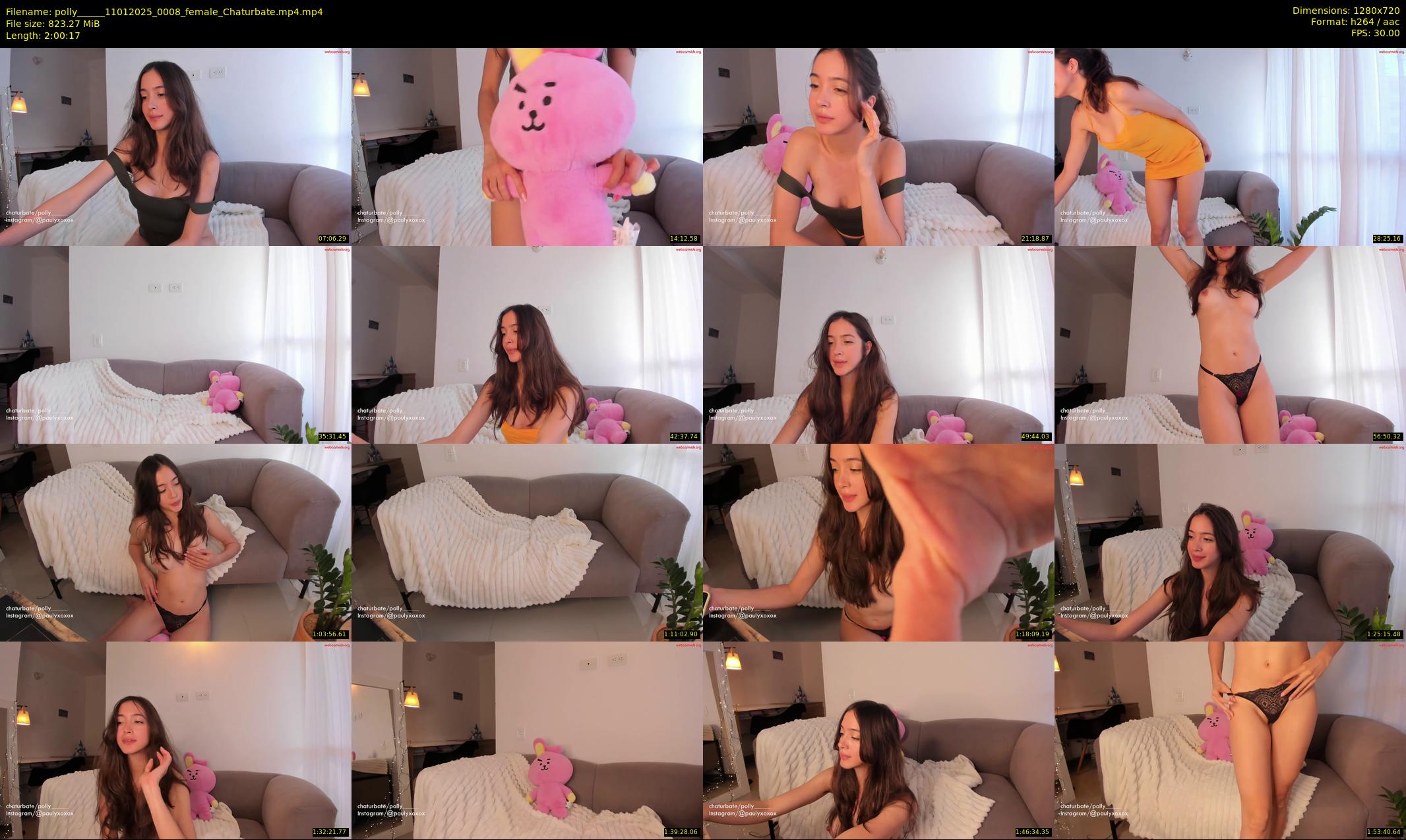 polly_____ — 121 minute Chaturbate female cam show recording, 720p, Jan 11, 2025