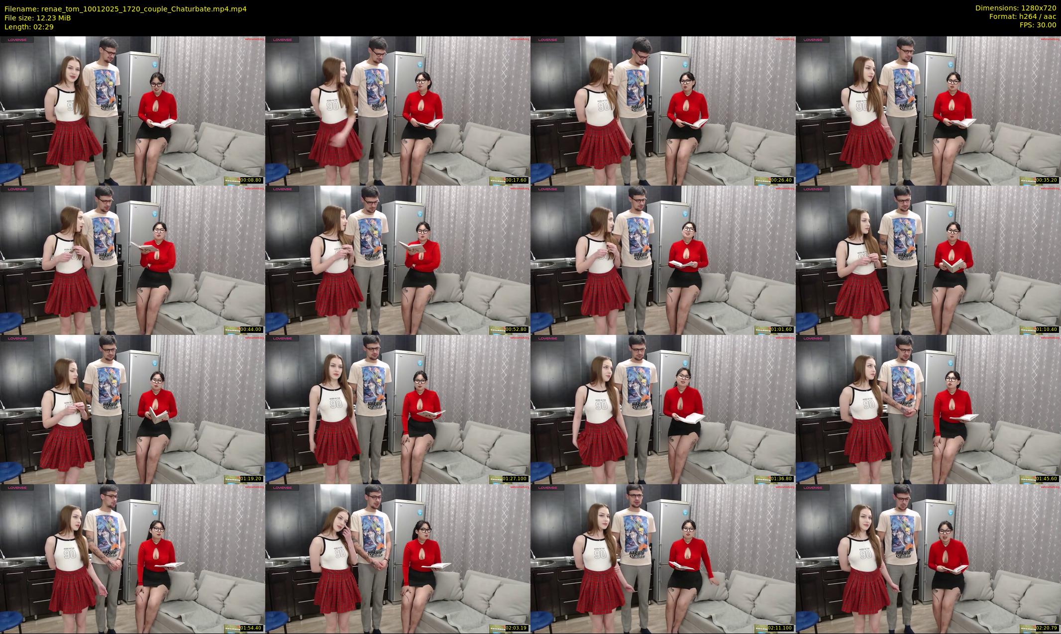 renae_tom — 3 minute Chaturbate couple cam show recording, 720p, Jan 10, 2025
